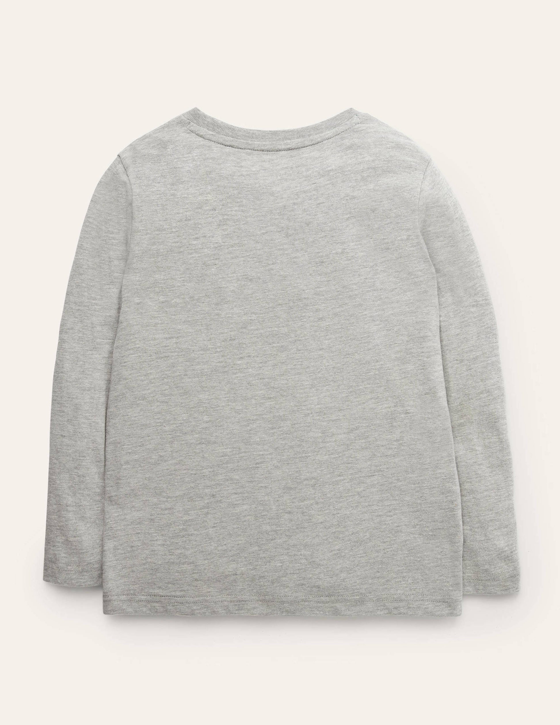 Festive Animal T-shirt-Grey Marl Guinea Pig-2