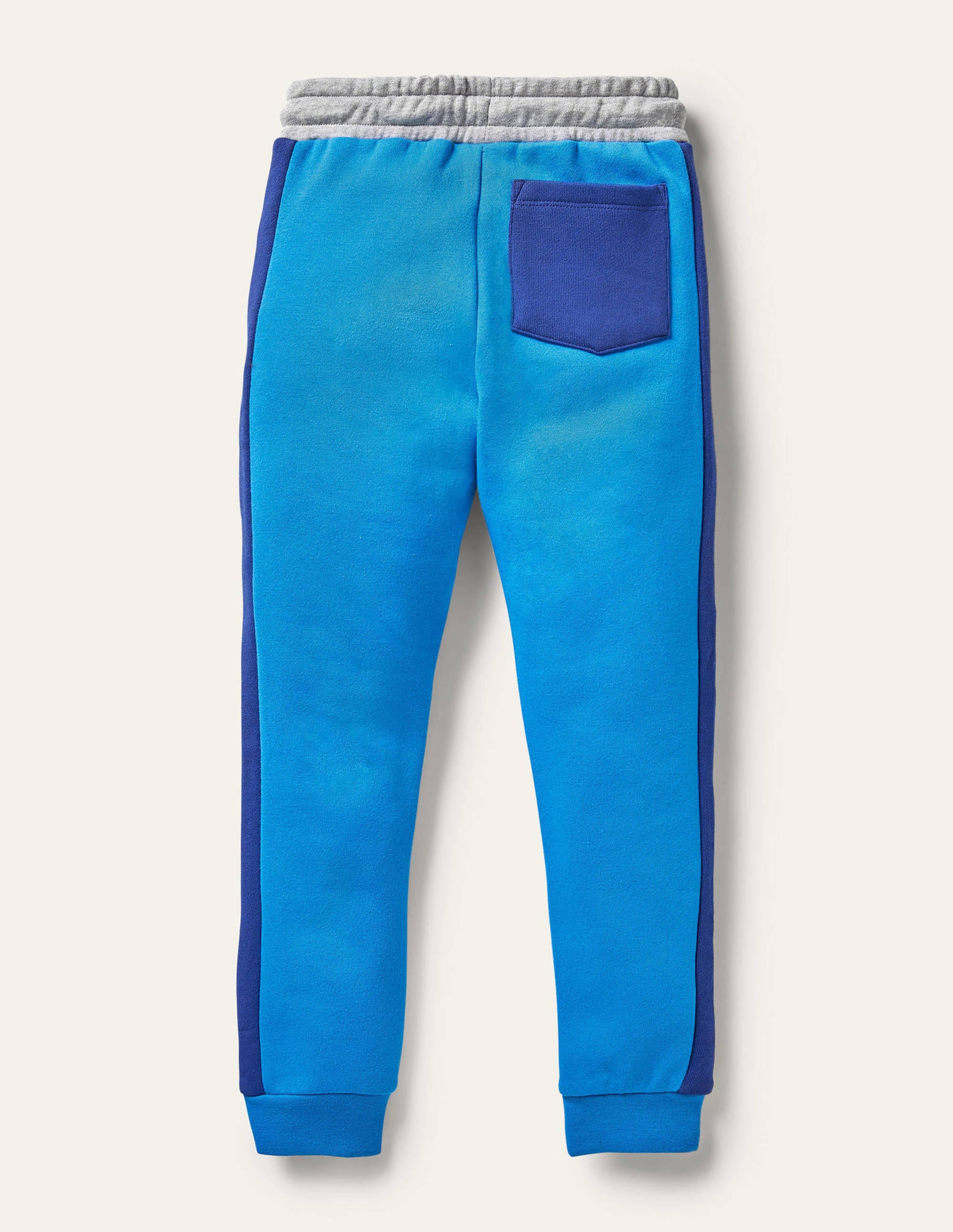 Contrast Leg Joggers-Green Pepper/Moroccan Blue - Image 4