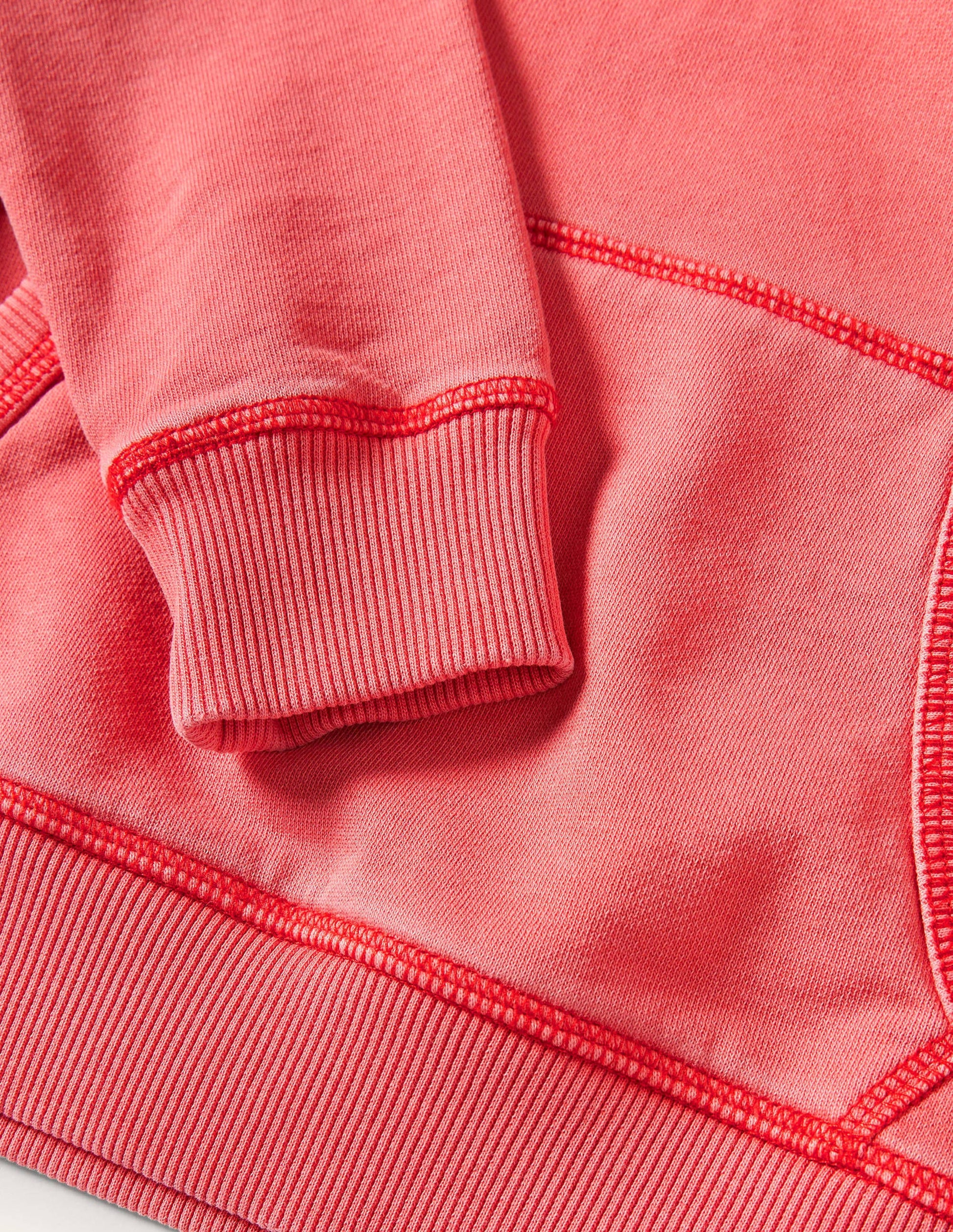 Garment Dye Hoodie-Strawberry Tart Red-3