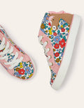 Fun Novelty High Top Trainers-Multi Floral Horse