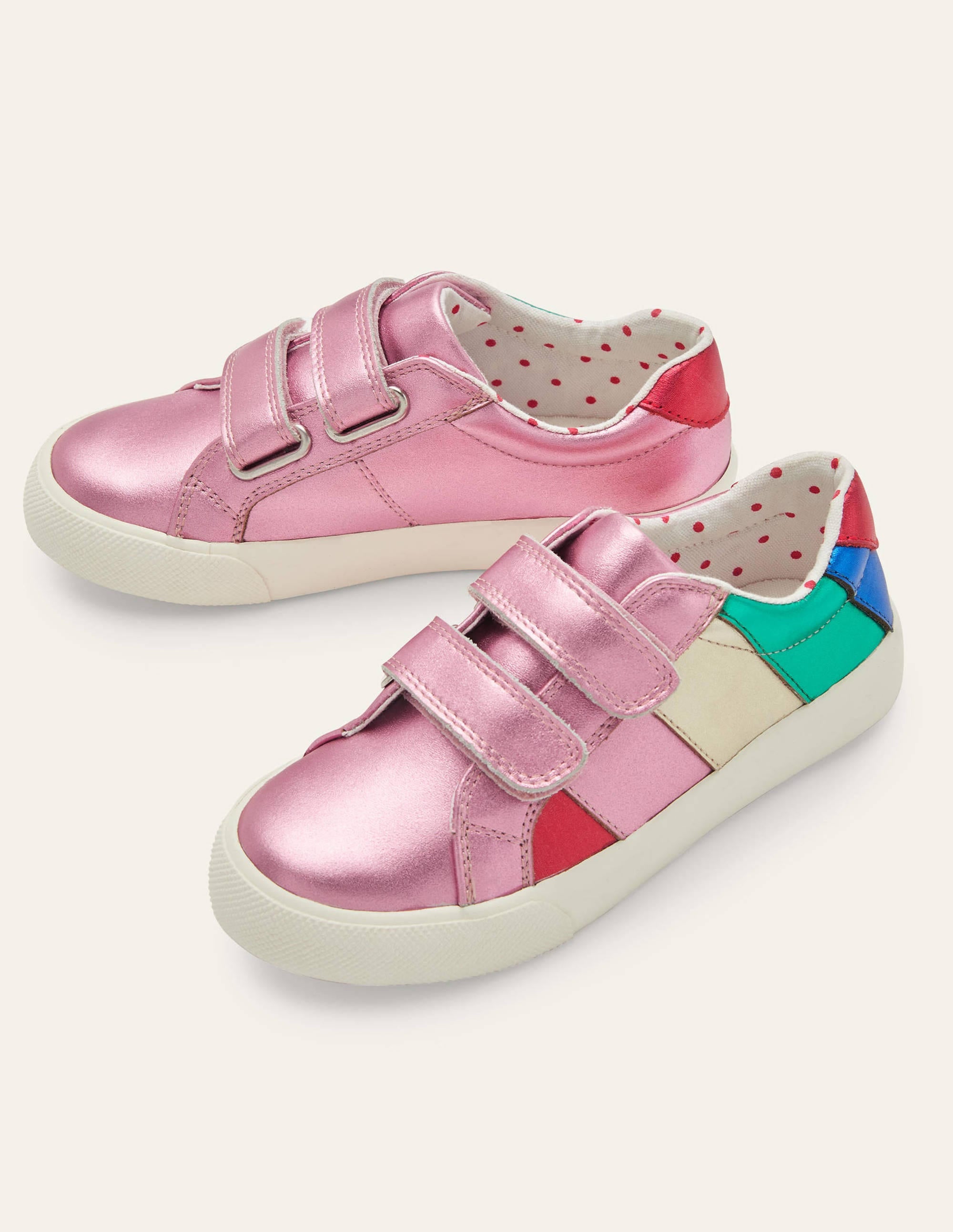 Fun Trainers-Multi Metallic Rainbow - Image 1