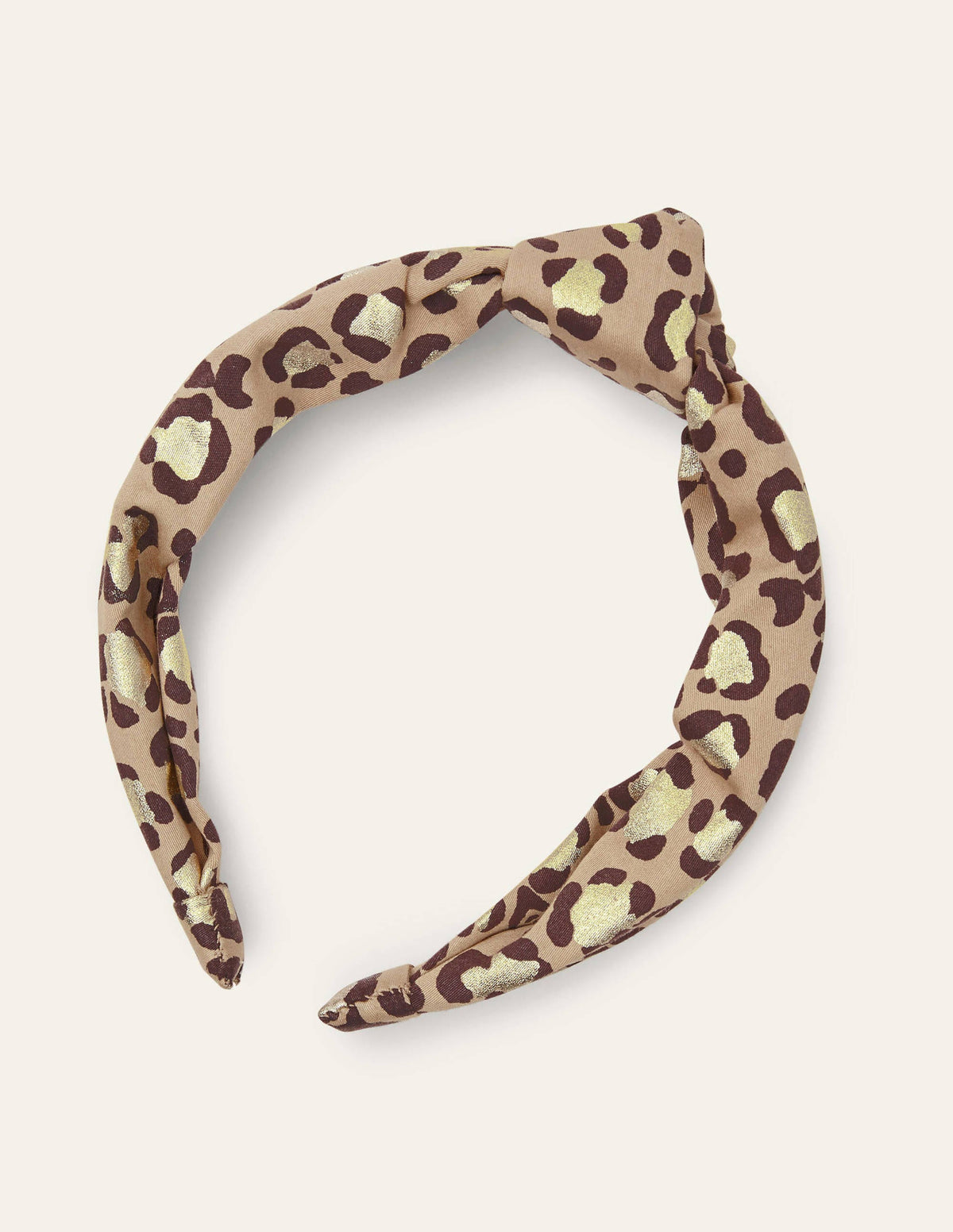 Knotted Headband-Leopard - Image 1