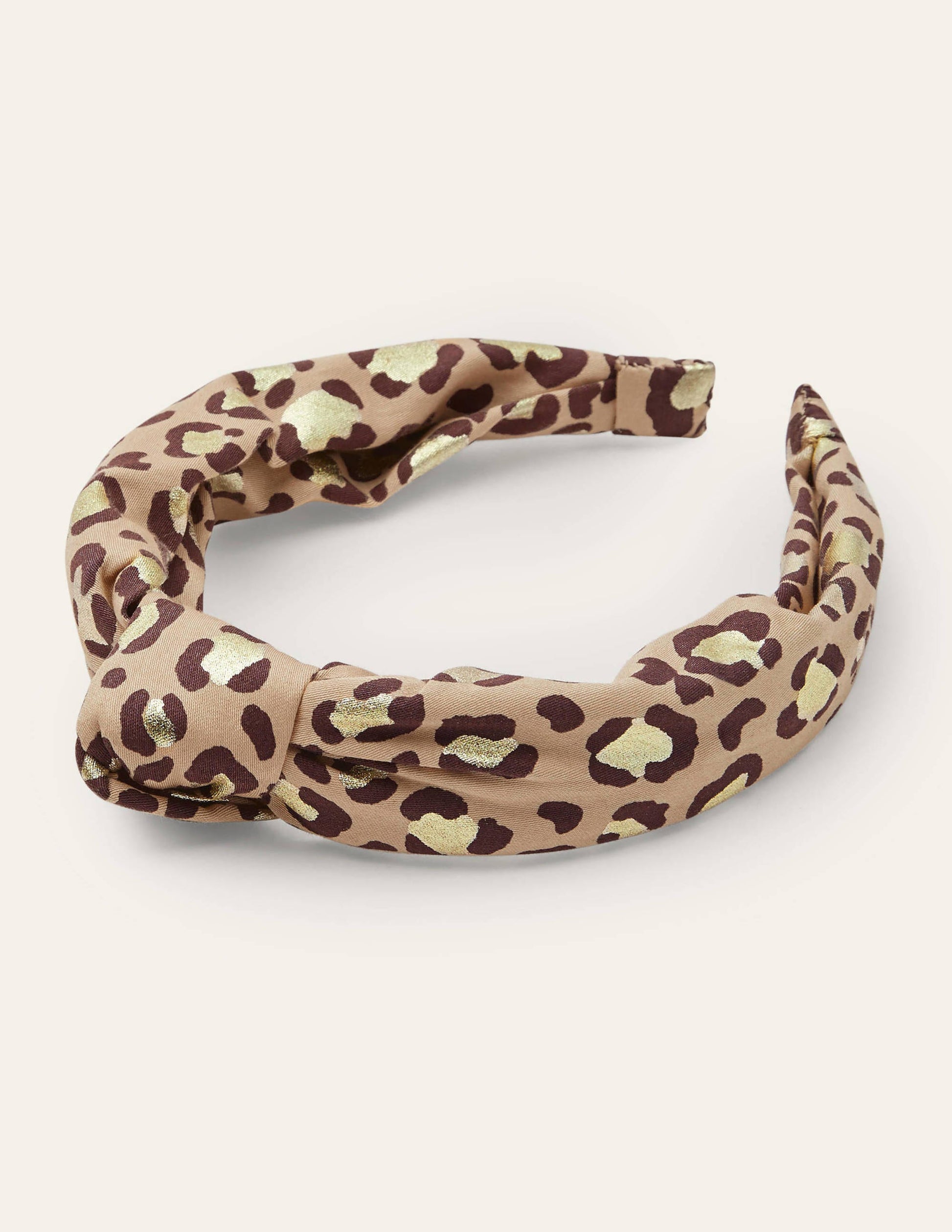 Knotted Headband-Leopard-2