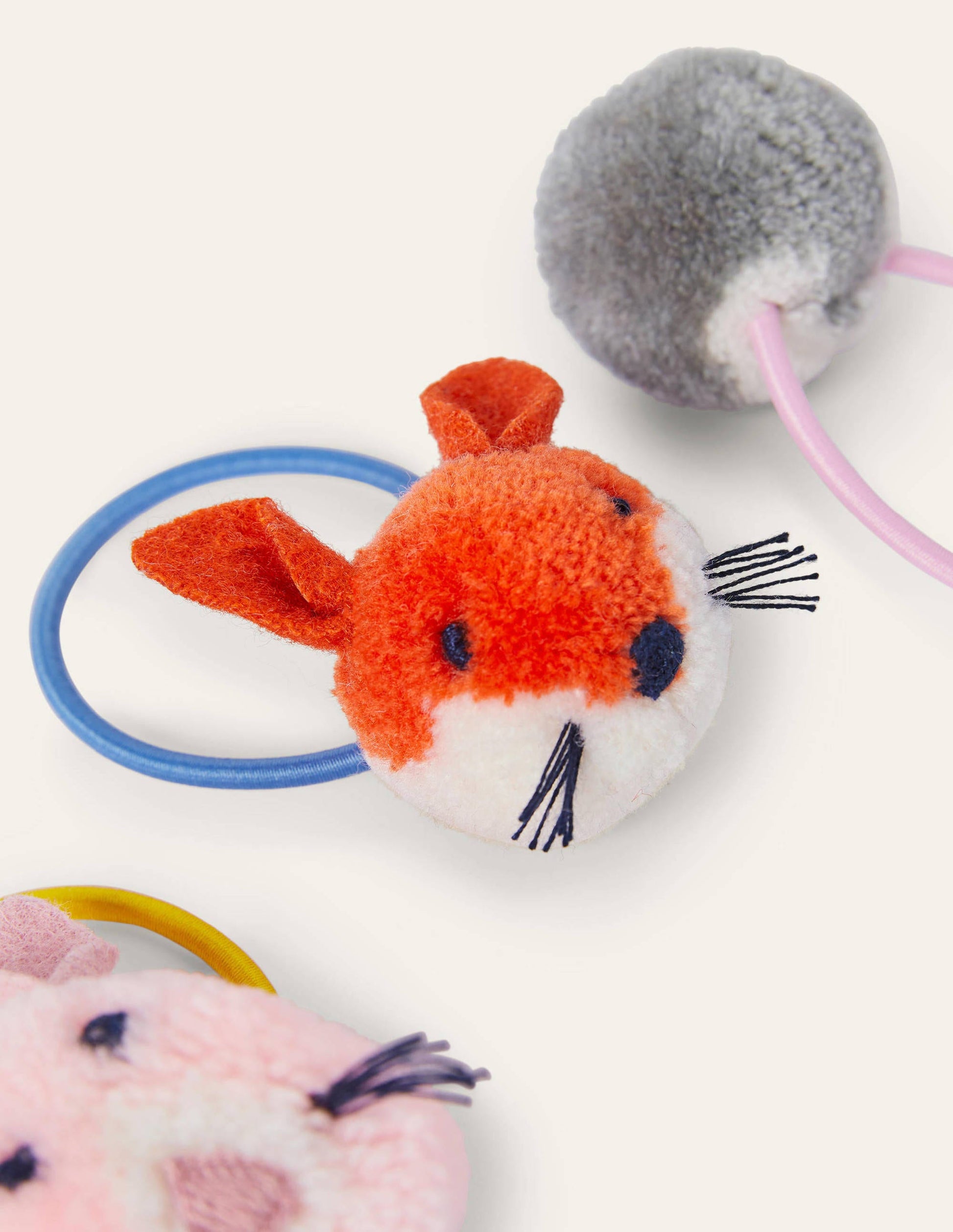 Pom Pom Hairbands 3 Pack-Multi-2