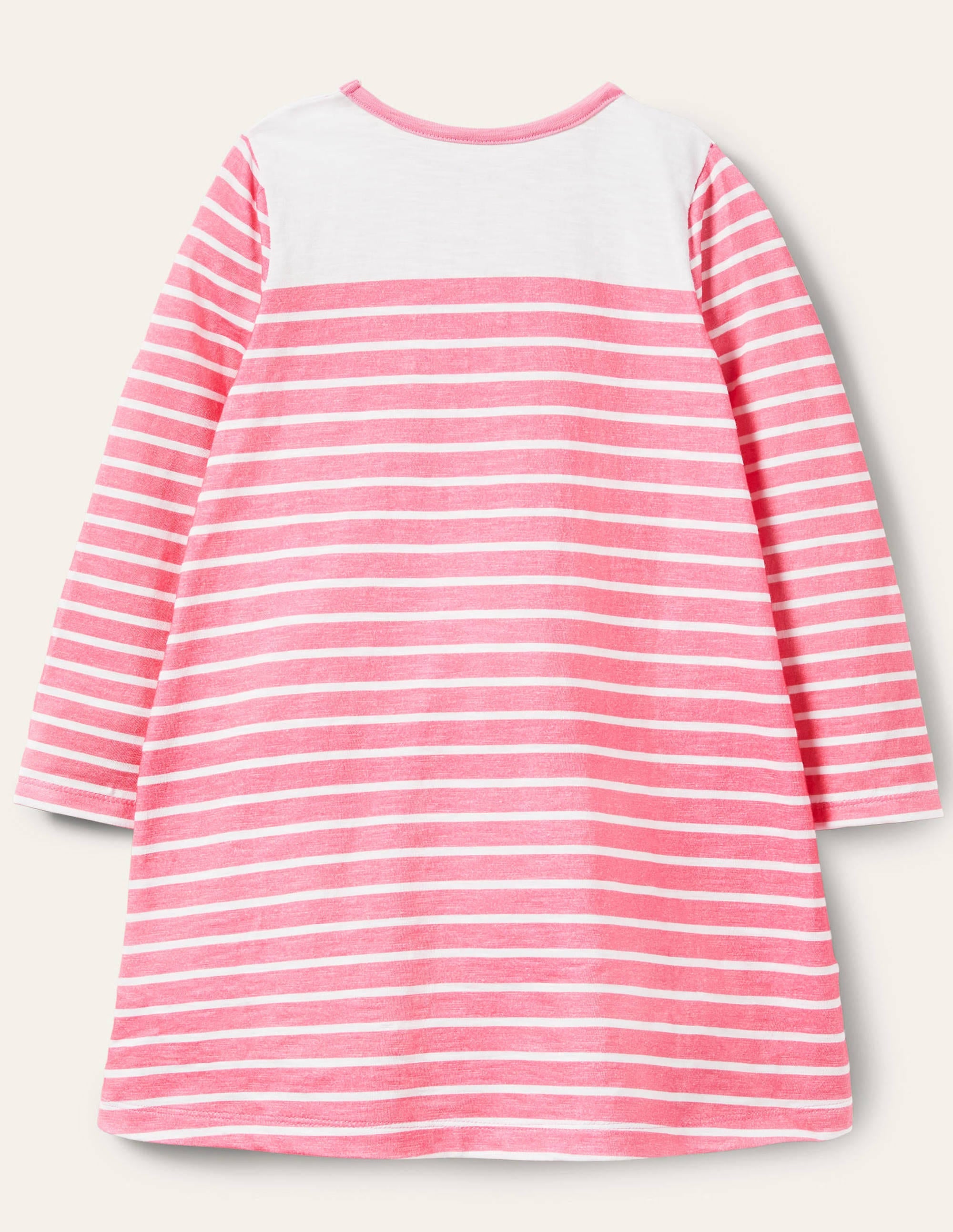 Fun Pocket Jersey Dress-Pink Lemonade Gold Spot - Image 2