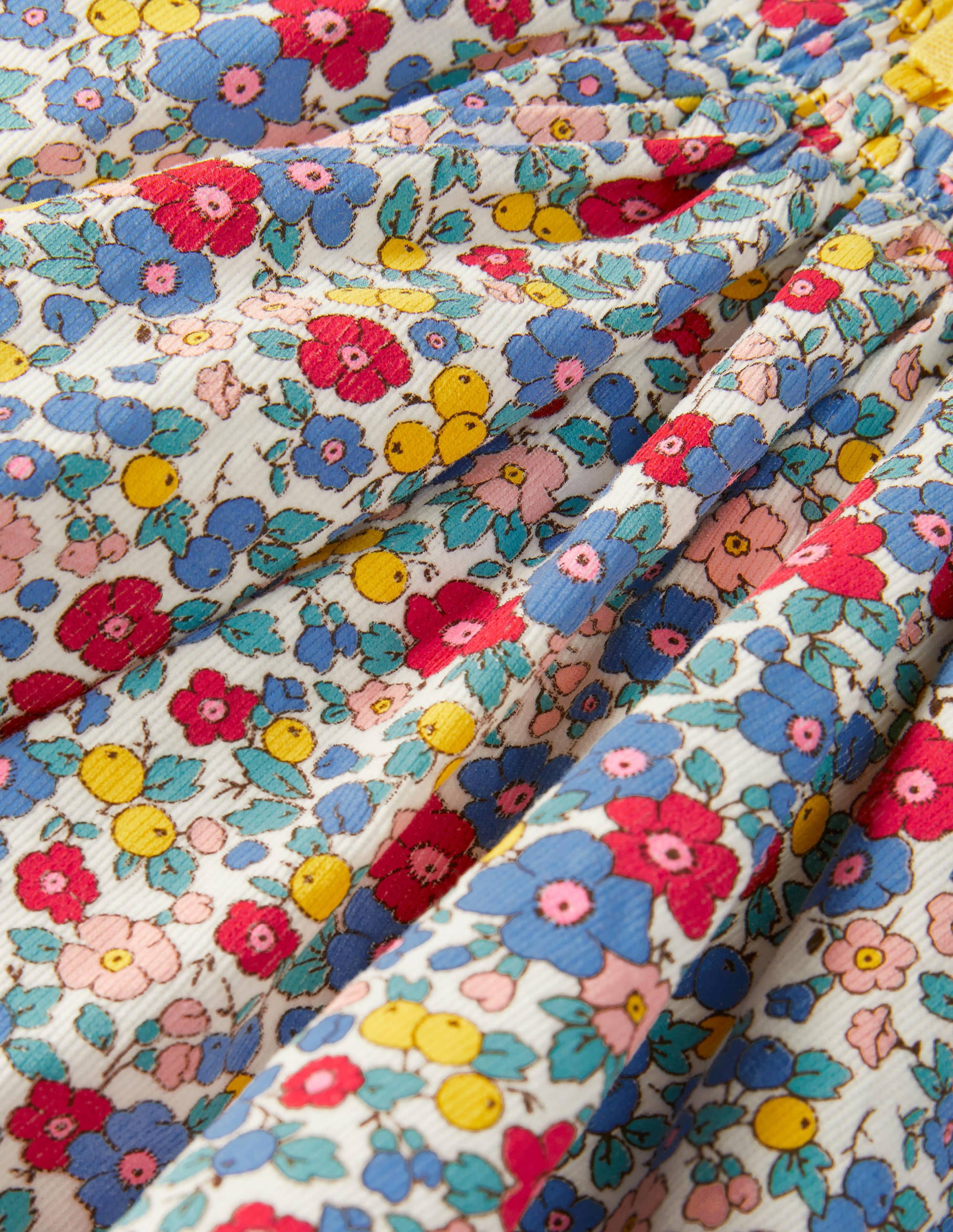 Woven Twirly Skirt-Multi Apple Blossom Floral - Image 3