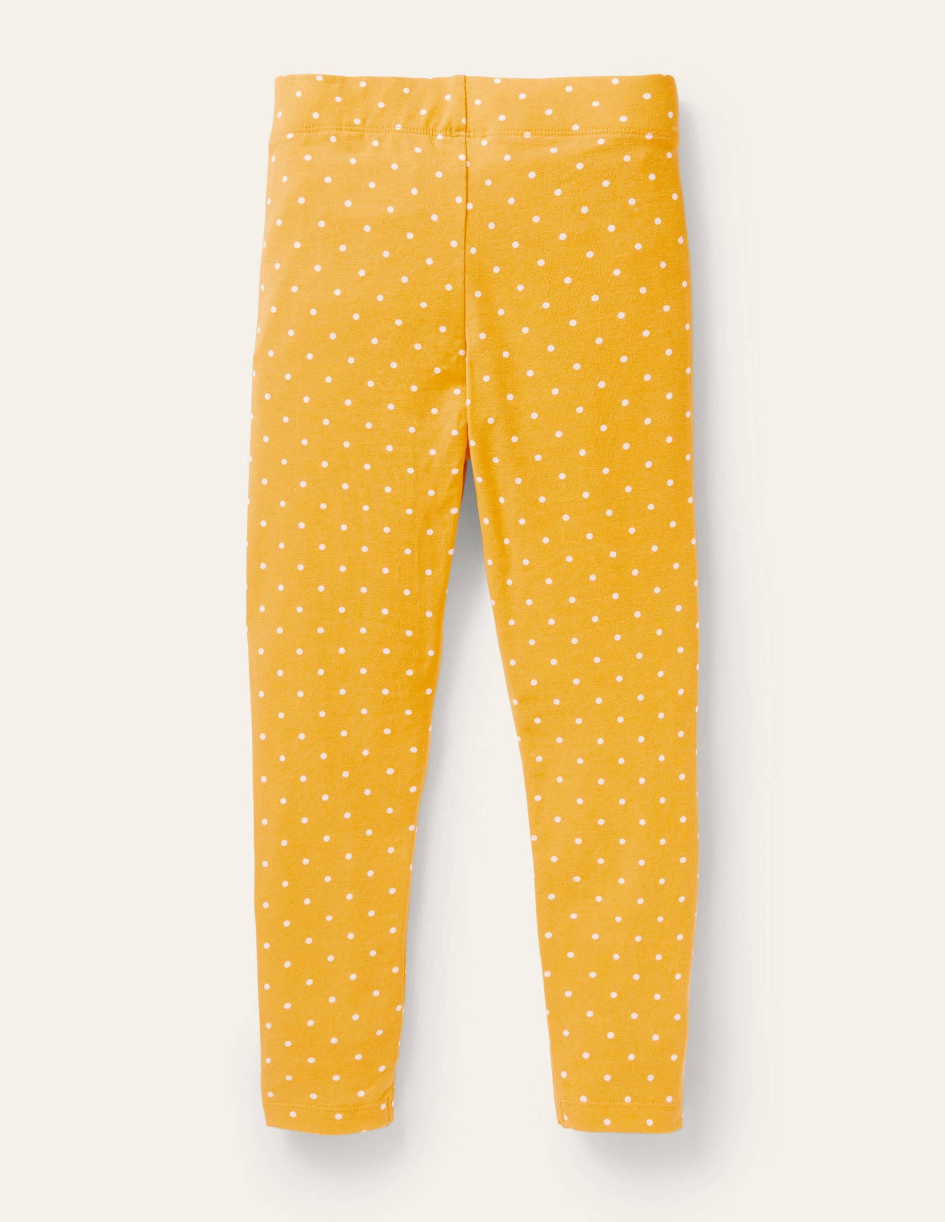 Fun Leggings-Honeycomb Yellow Pin Spot-2