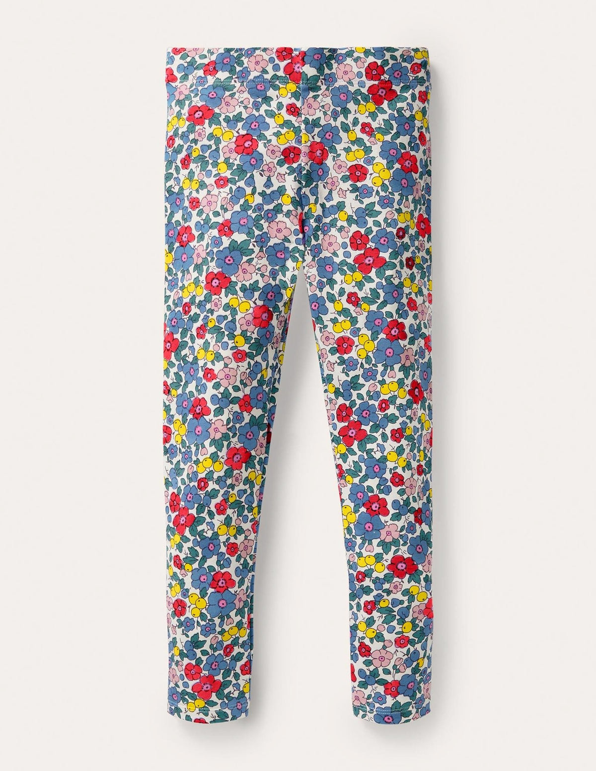 Fun Leggings-Multi Apple Blossom Floral-1