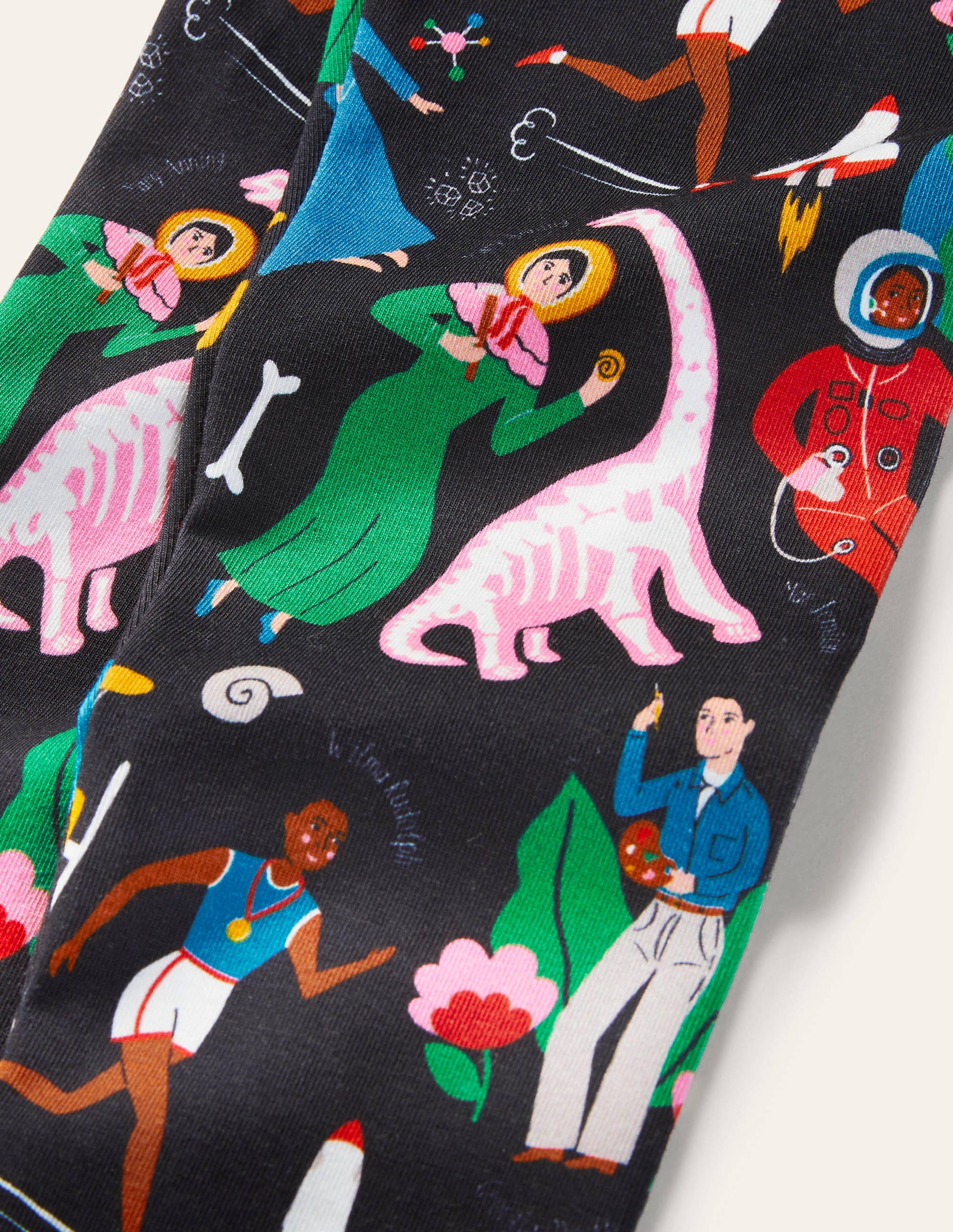 Fun Leggings-Starboard Blue When I Grow Up - Image 3