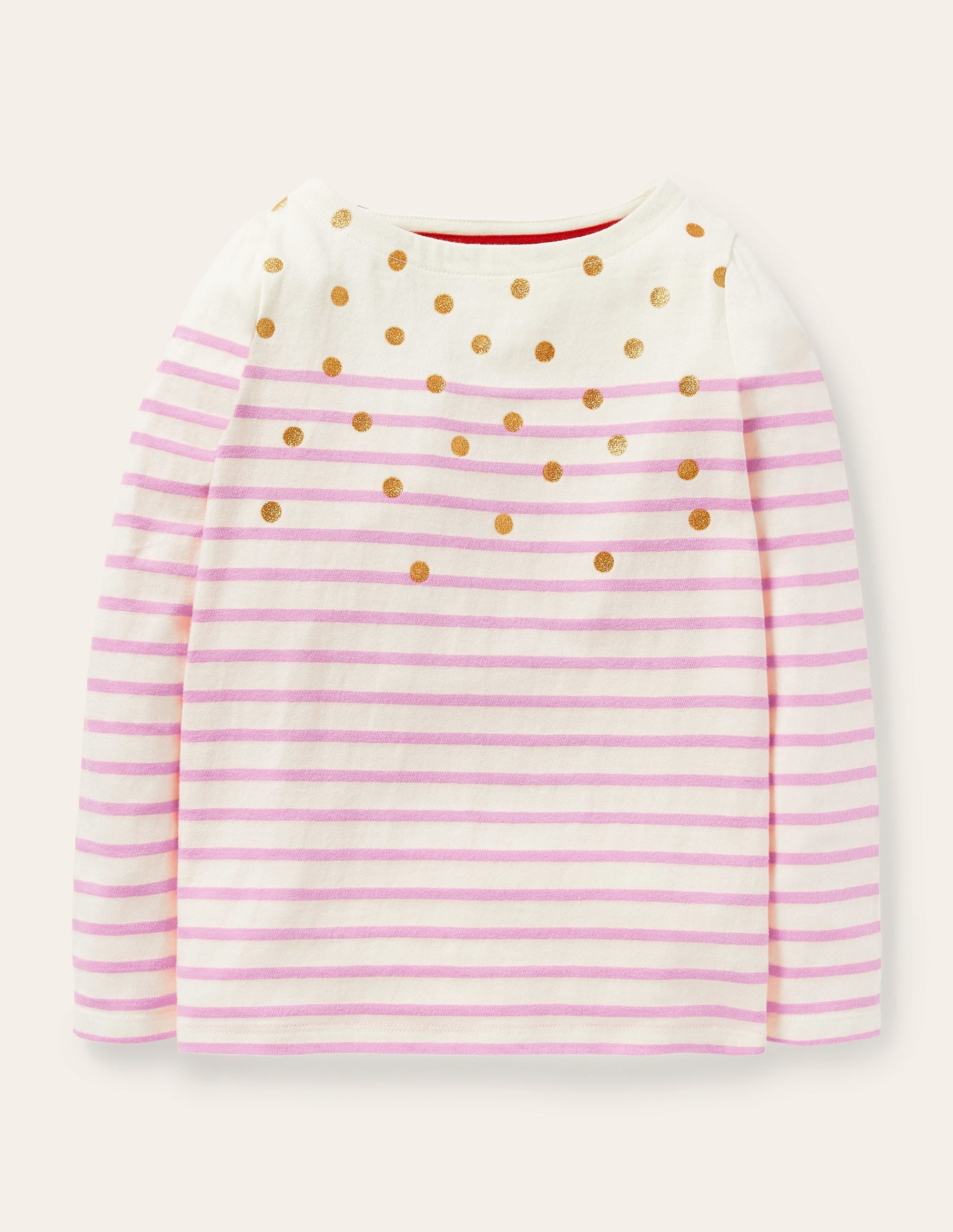 Fun Breton-Ivory/Lilac Gold Spot - Image 1