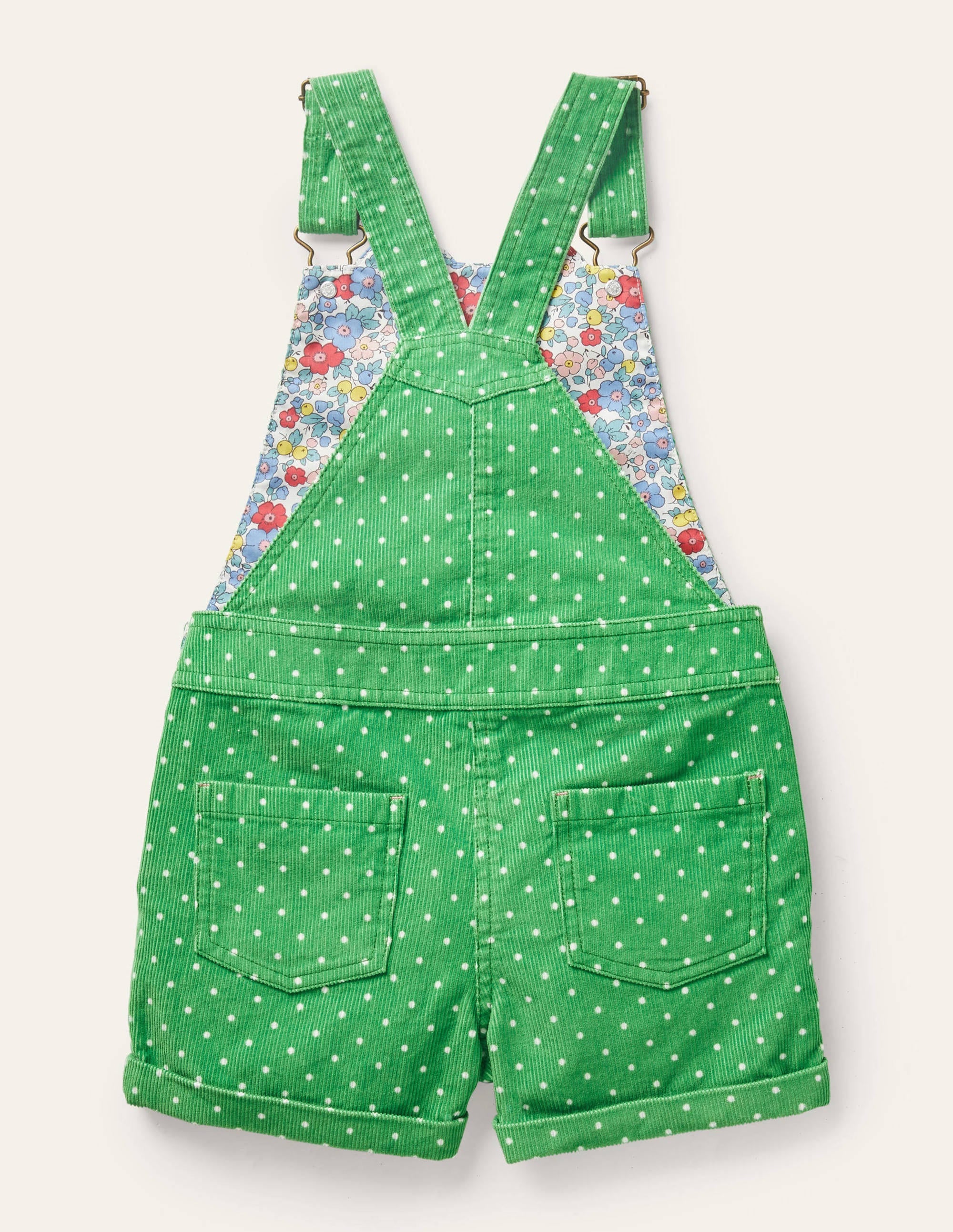 Animal Short Cord Dungarees-Iguana Green Frog - Image 2