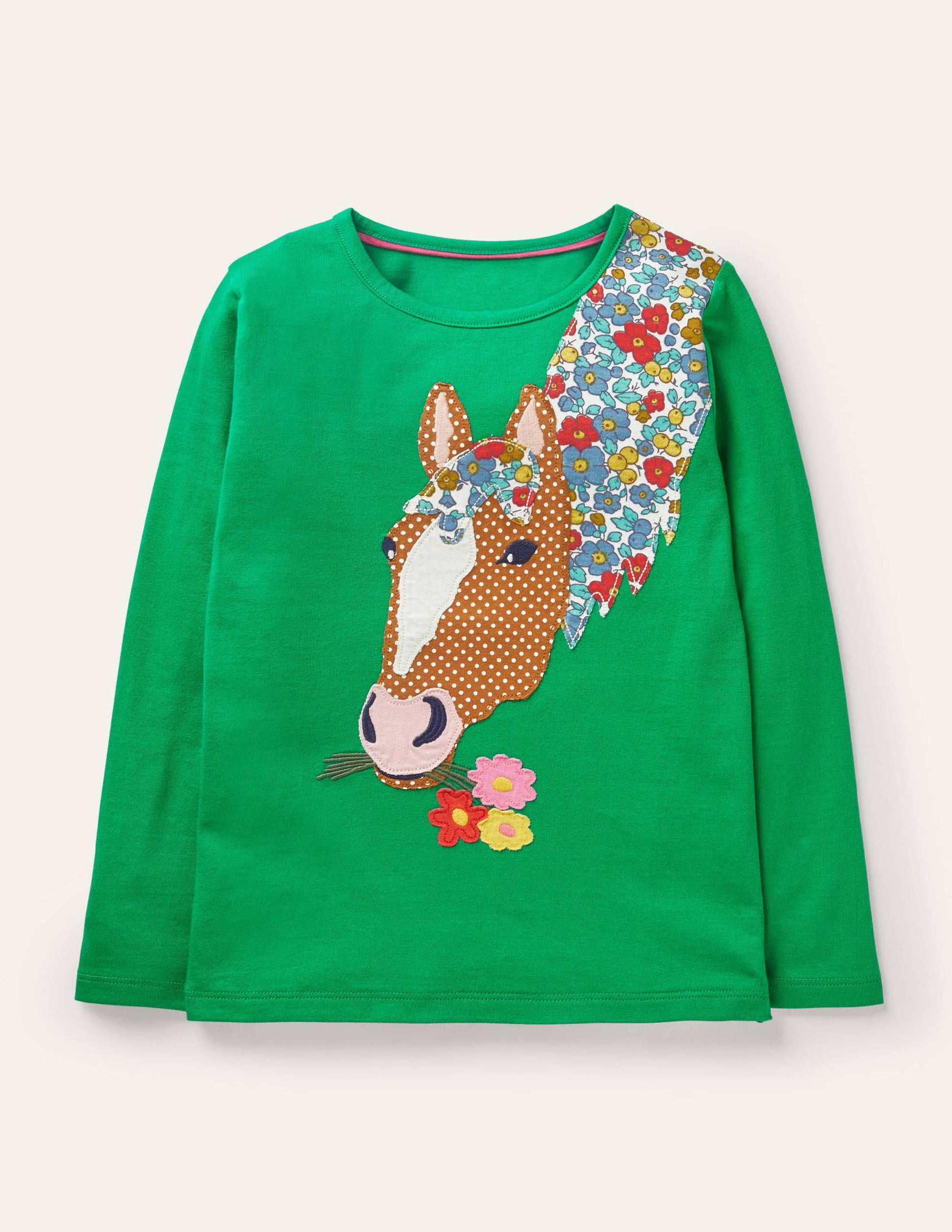 Front & Back T-shirt-Green Pepper Horse-1