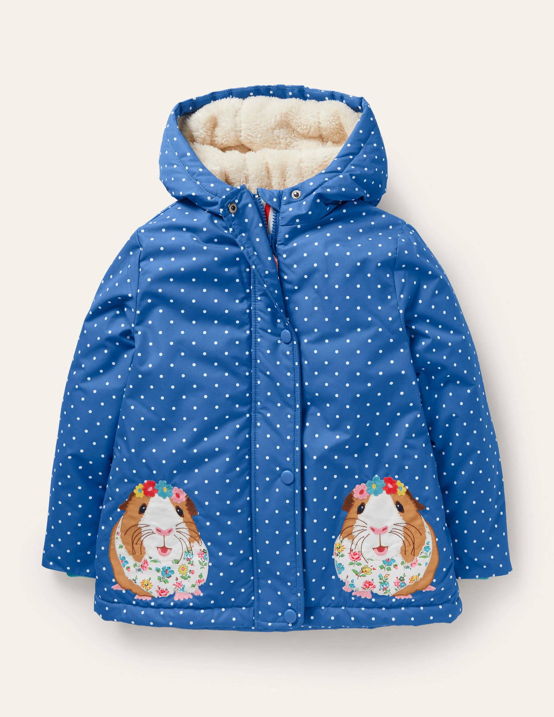 Sherpa Lined Anorak-Elizabethan Blue Guinea Pigs-1
