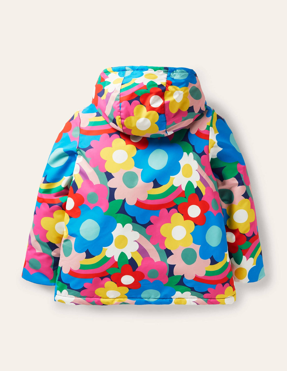 Sherpa Lined Anorak-Multi Happy Flower - Image 2