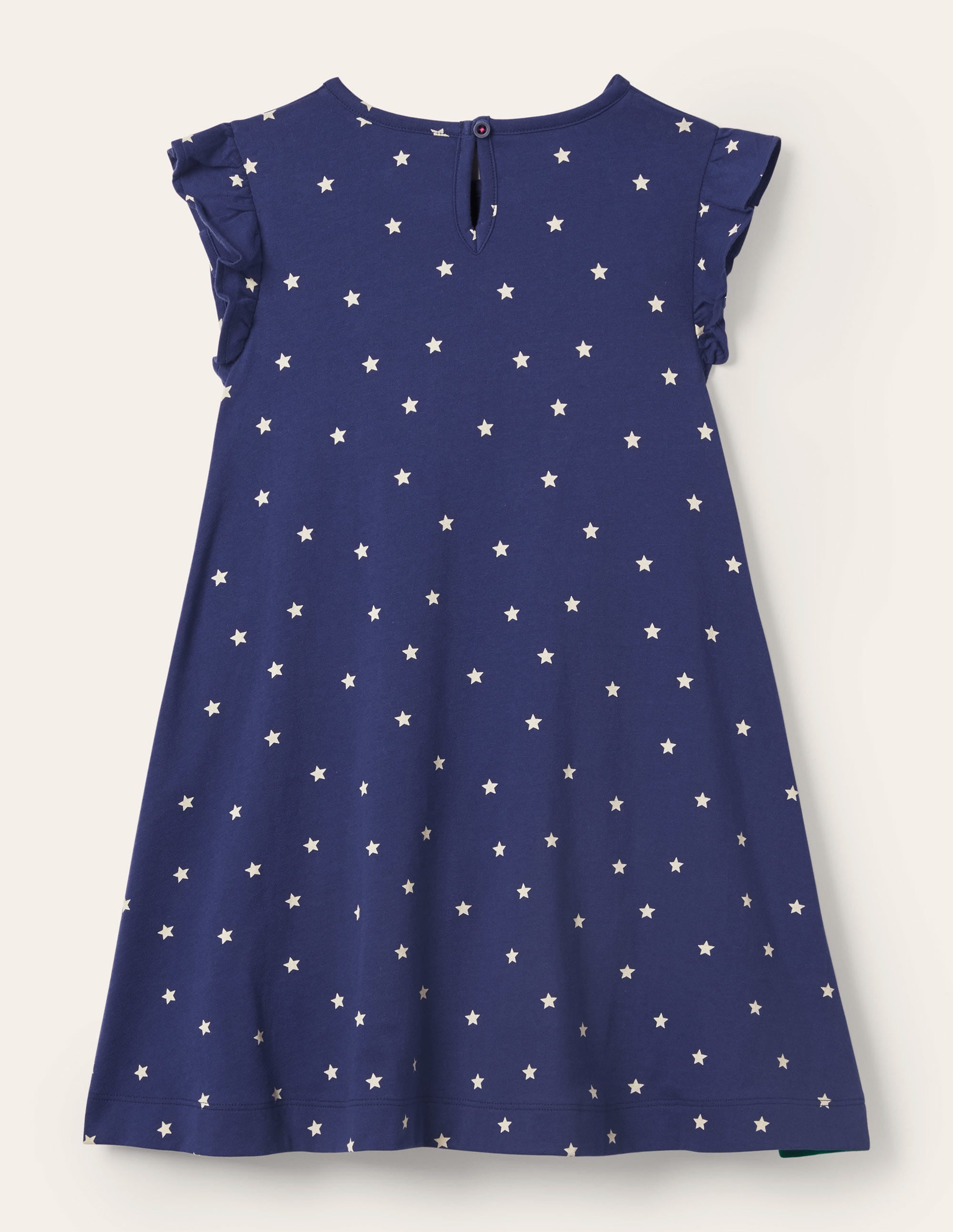 Lift The Flap Jersey Dress-Starboard Blue Tent - Image 2
