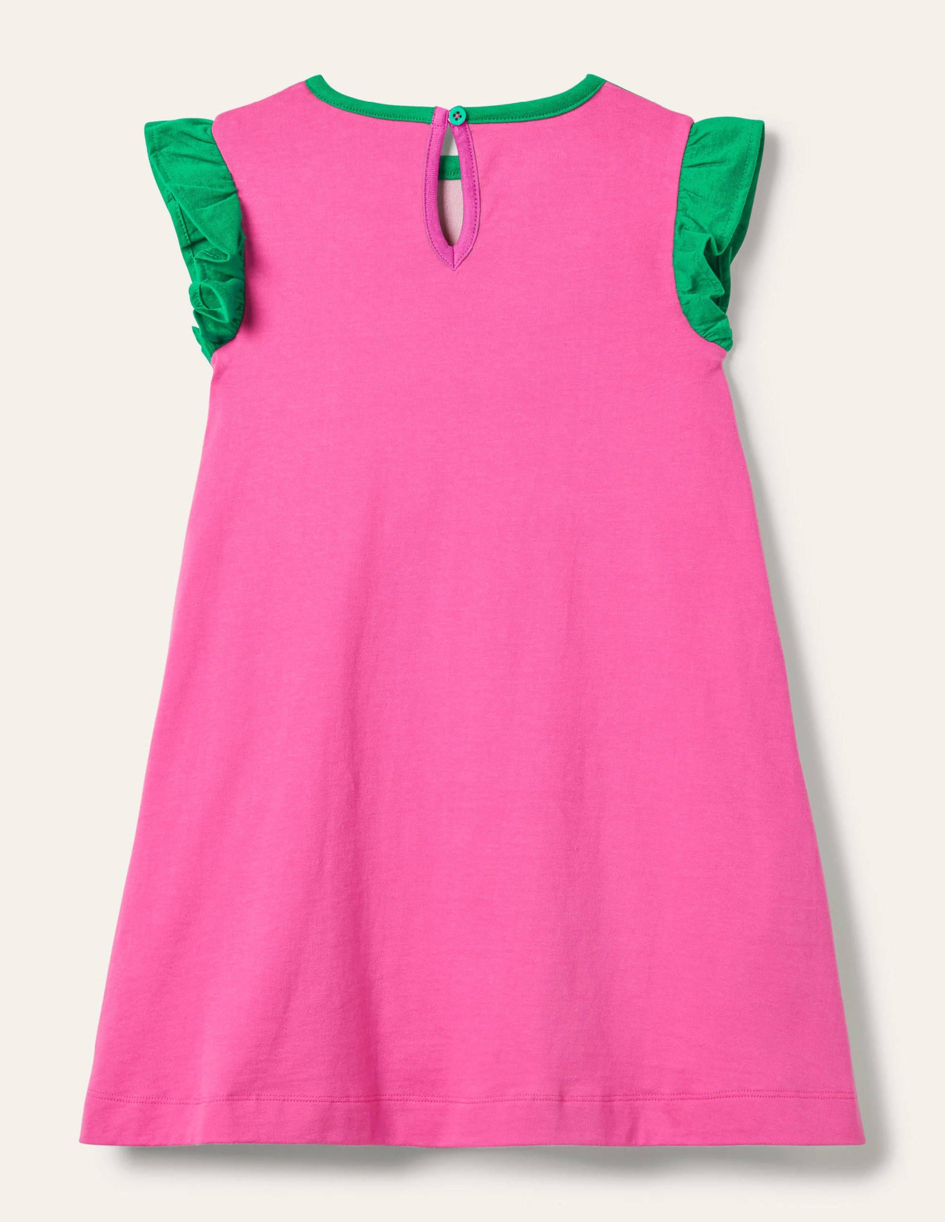 Lift The Flap Jersey Dress-Tickled Pink Tree House-2