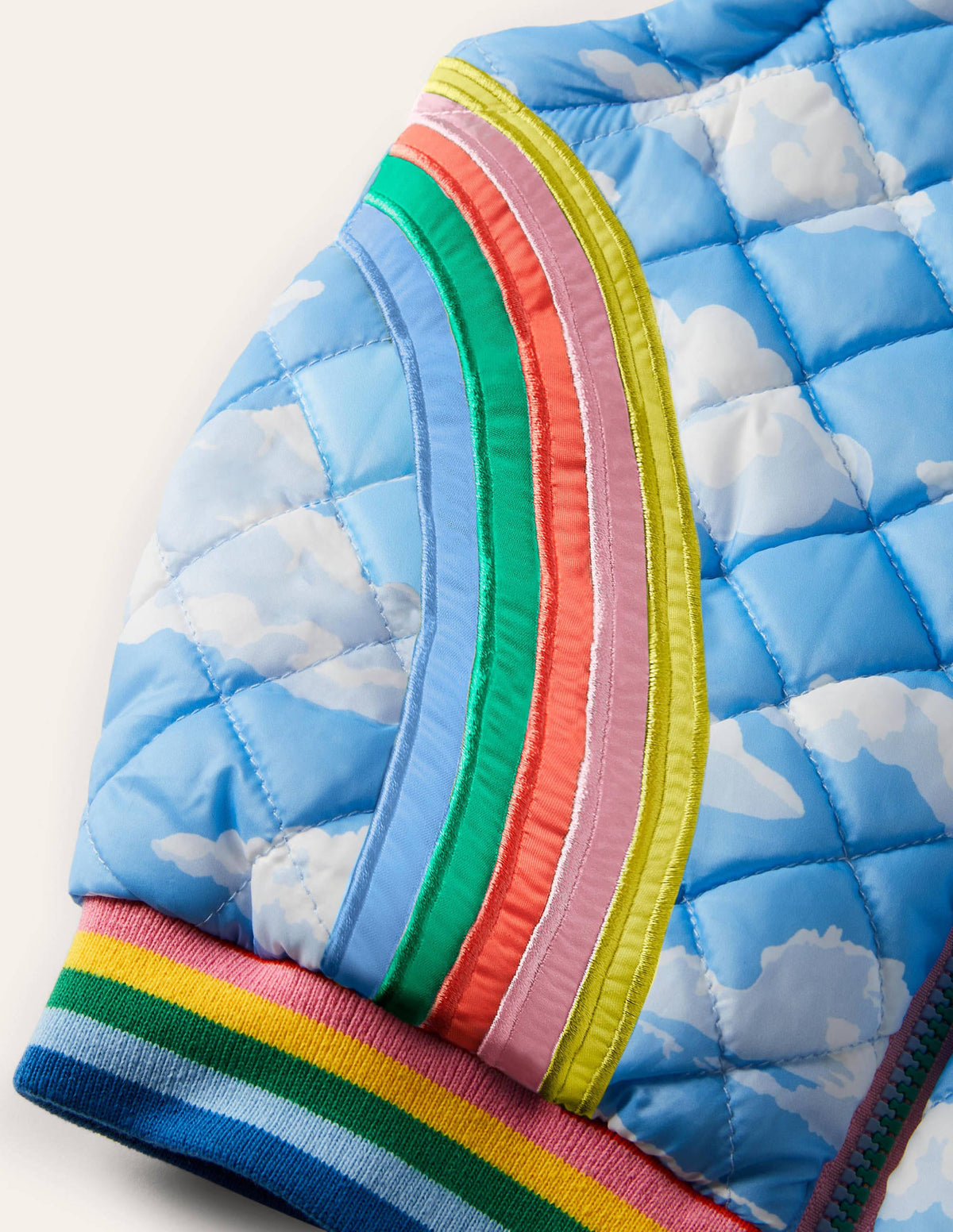 Cloud Bomber Jacket-Surfboard Blue Clouds-3