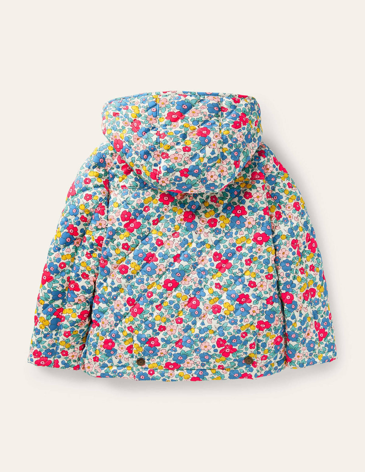 Quilted Jacket-Multi Apple Blossom Floral - Image 2