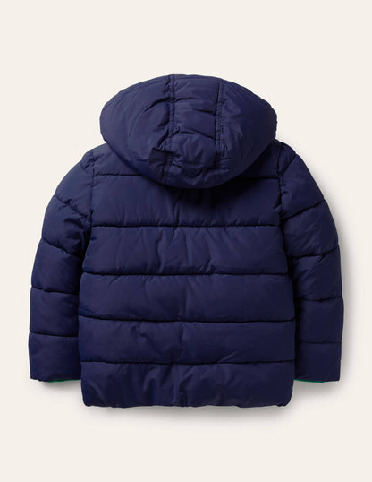 Cosy Padded Jacket-College Navy-2