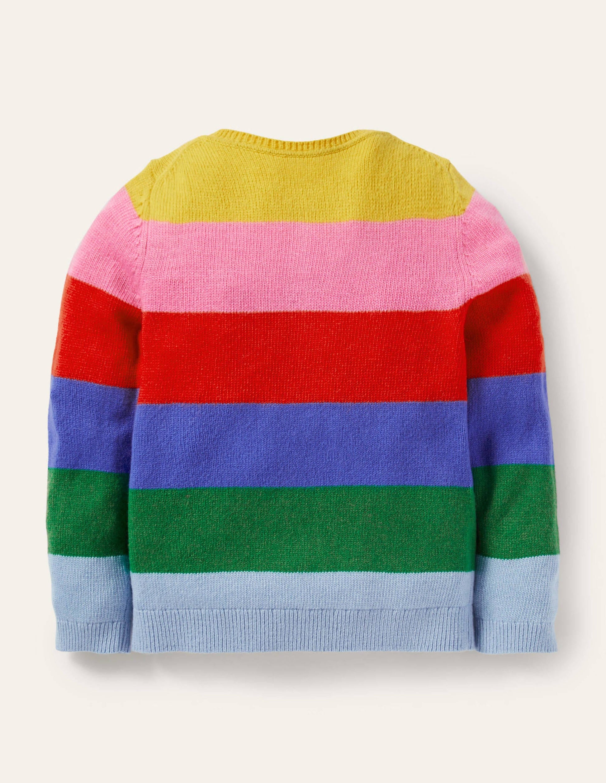 Fun Cardigan-Multi Rainbow Flower Pockets-2