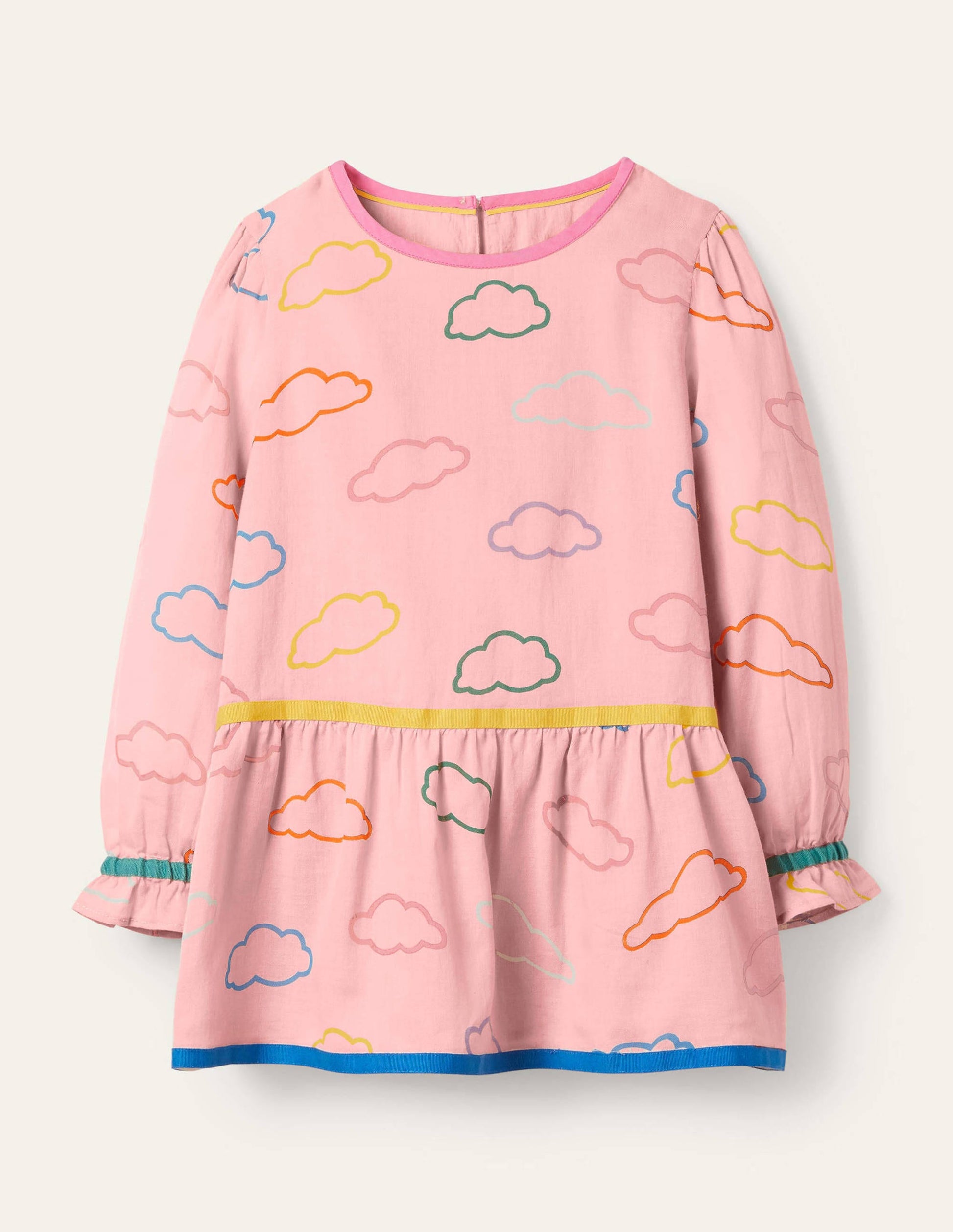 Woven Tunic-Provence Dusty Pink Clouds-1