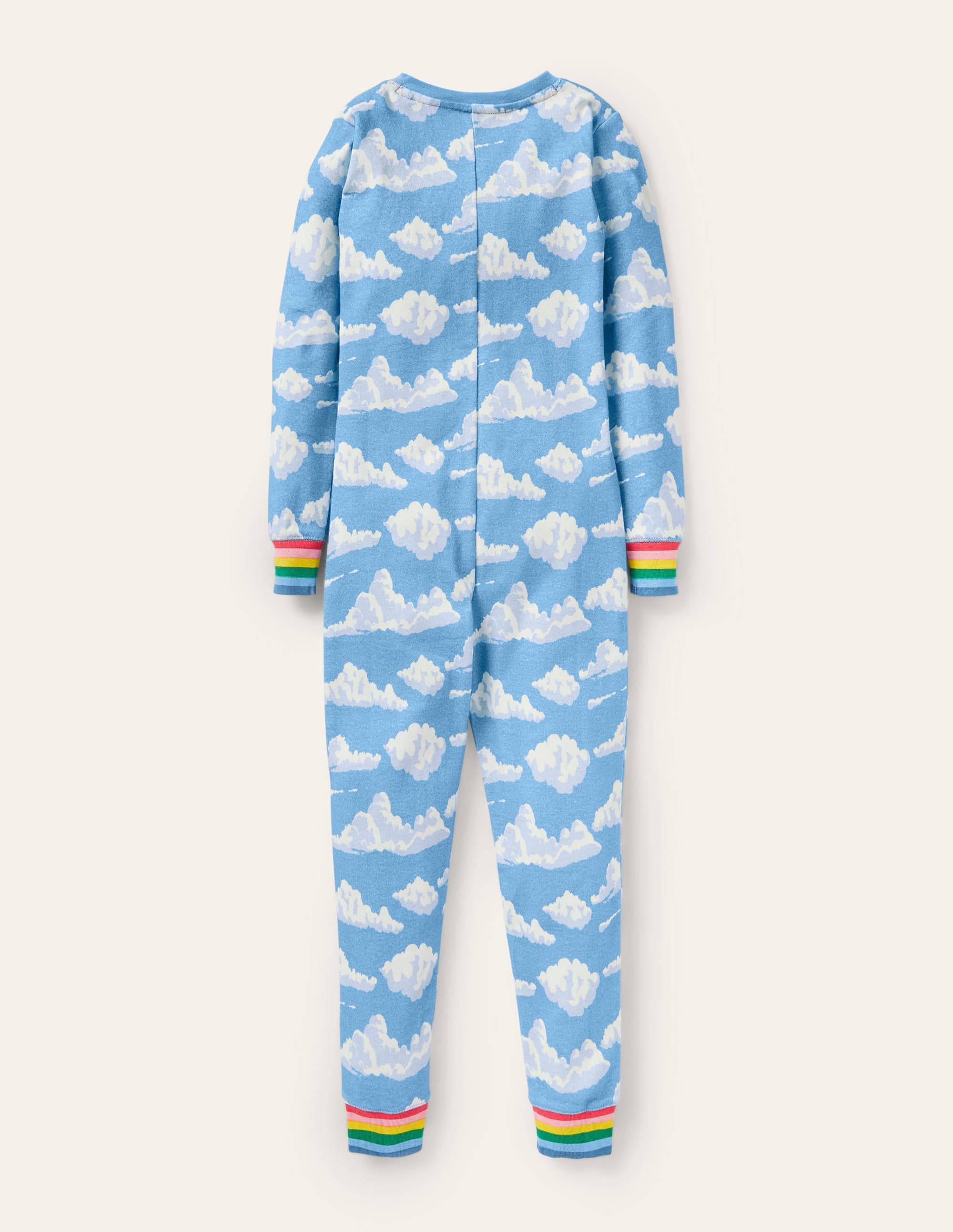 Snug All-in-one Pyjamas-Surfboard Blue Clouds - Image 2