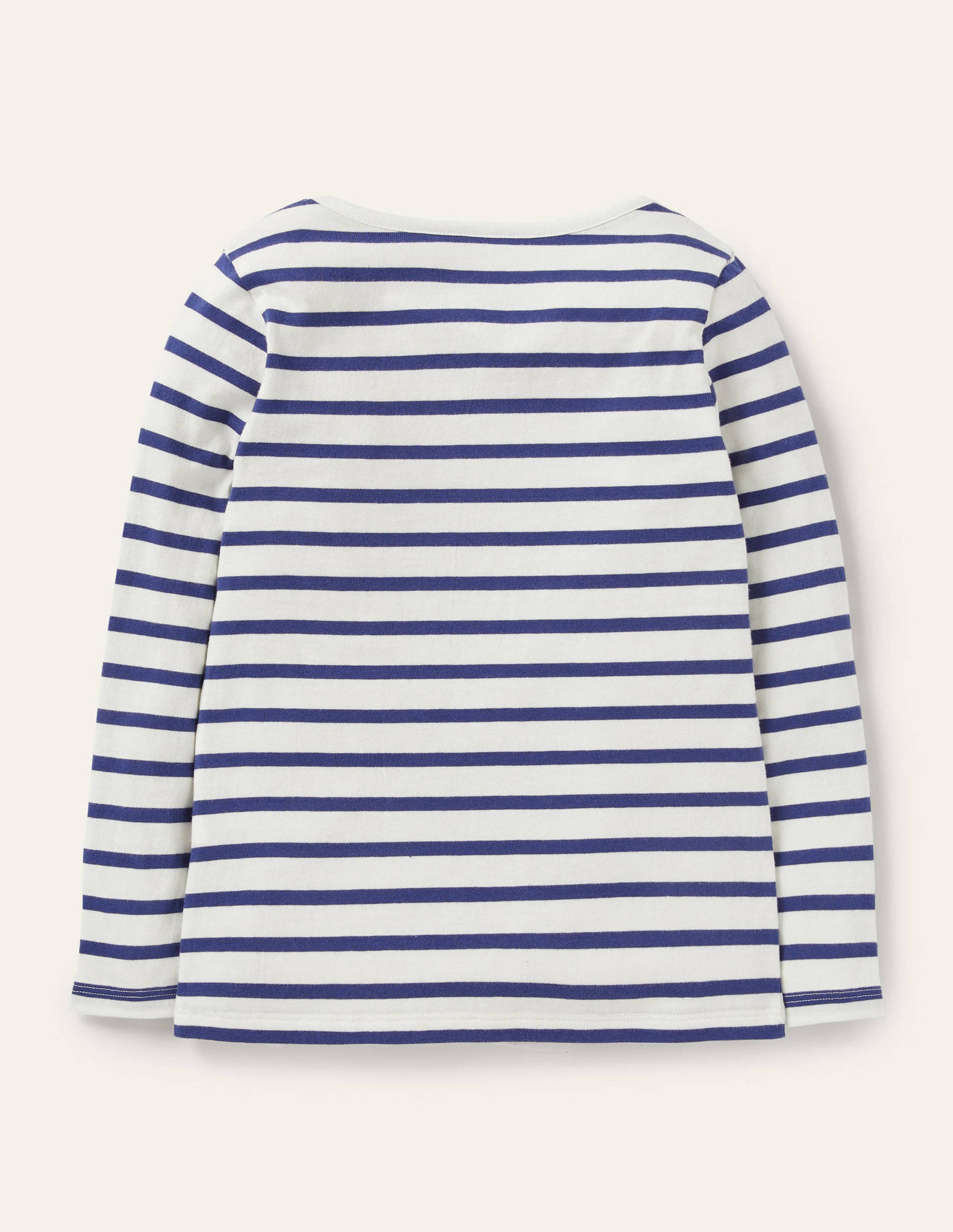 Flutter T-shirt-Ivory/Navy Butterflies-2