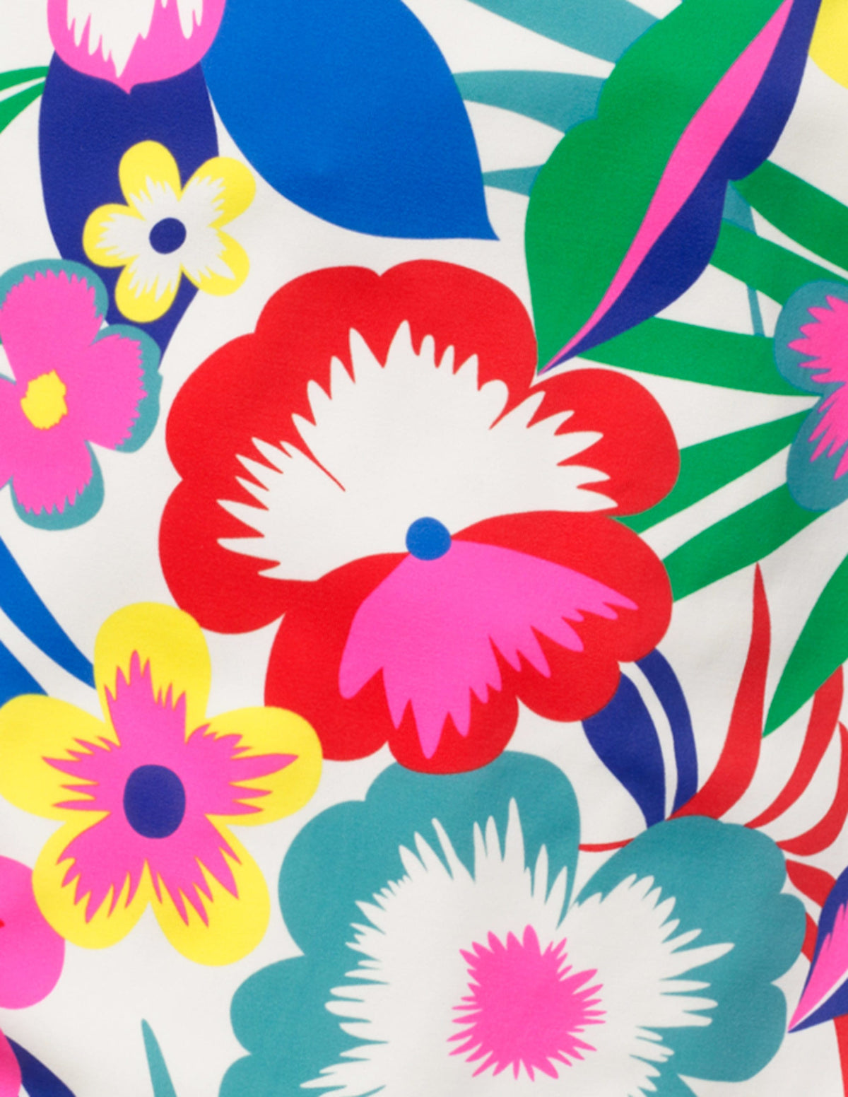 Cross-back Swimsuit-Multi Tropical Bloom - Image 3
