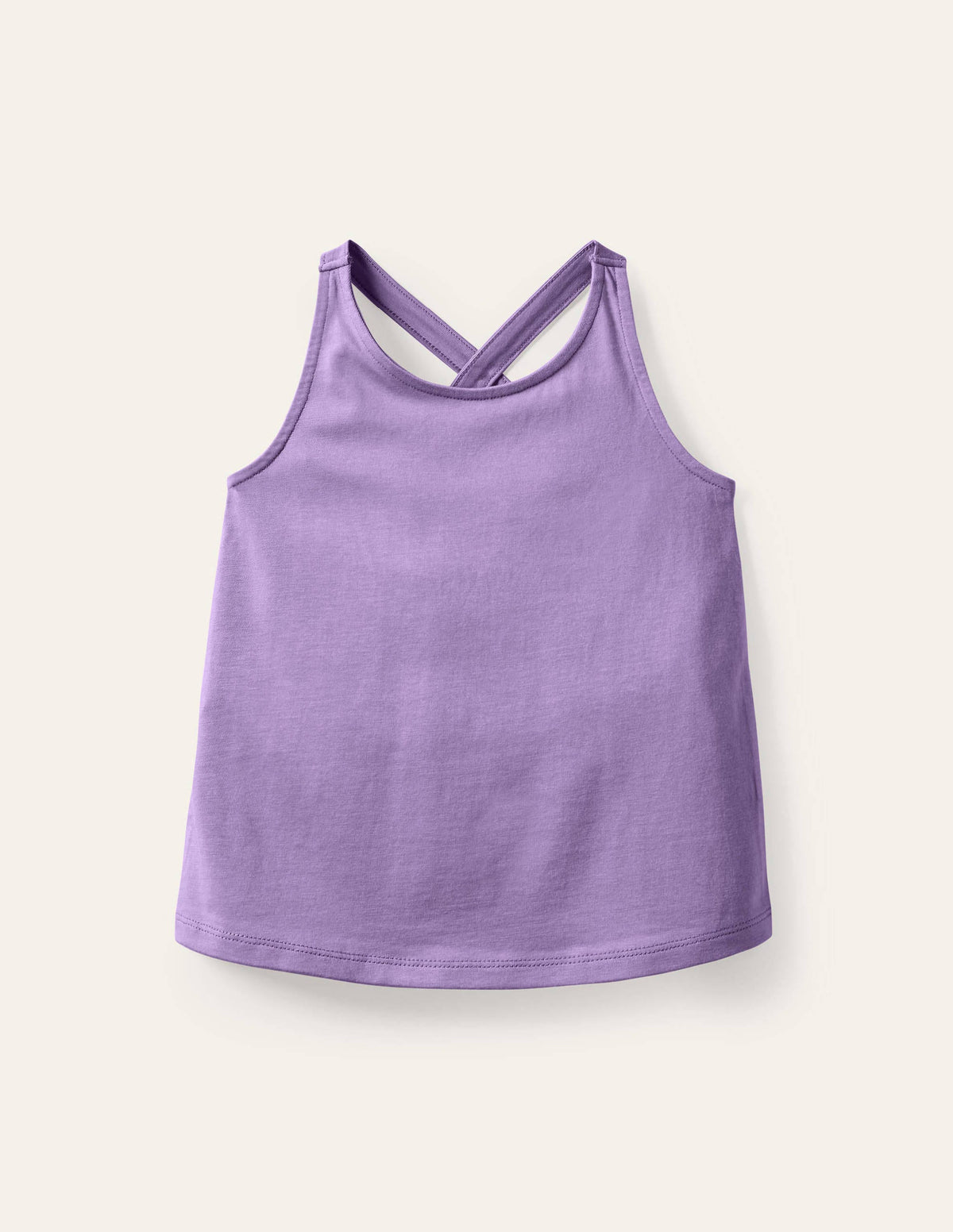Cross-Back Vest-Cool Violet Purple - Image 1