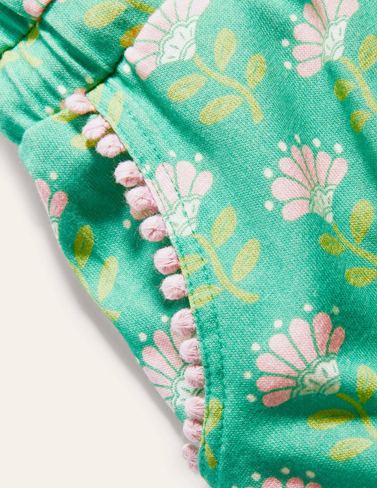 Jersey Tassel Tie Jumpsuit-Tropical Green-3