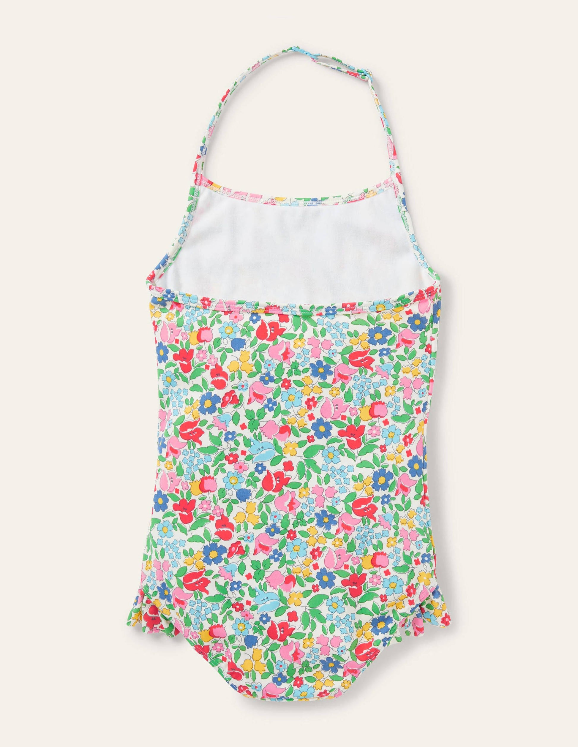 Halterneck Swimsuit-Multi Vintage Ditsy Floral-2