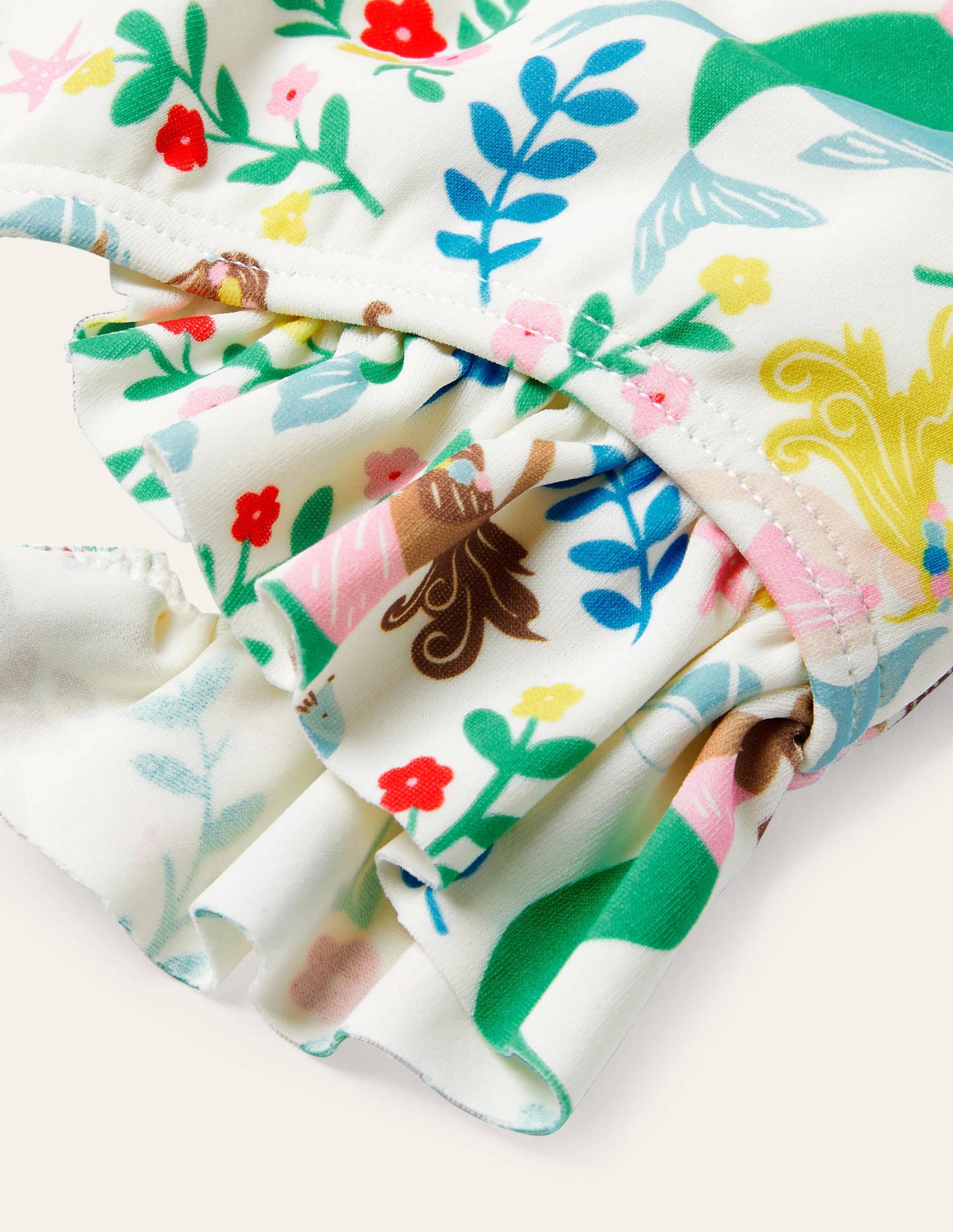 Halterneck Bikini-Ivory Mermaid Garden-3