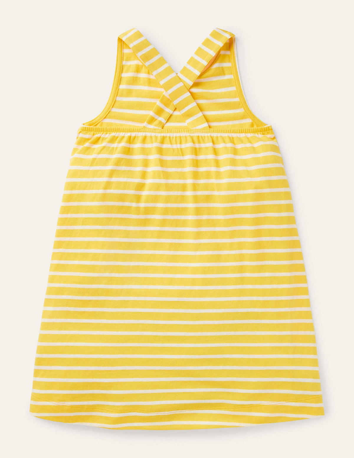 Appliqué Jersey Dress-Daffodil/ Ivory Animals-2
