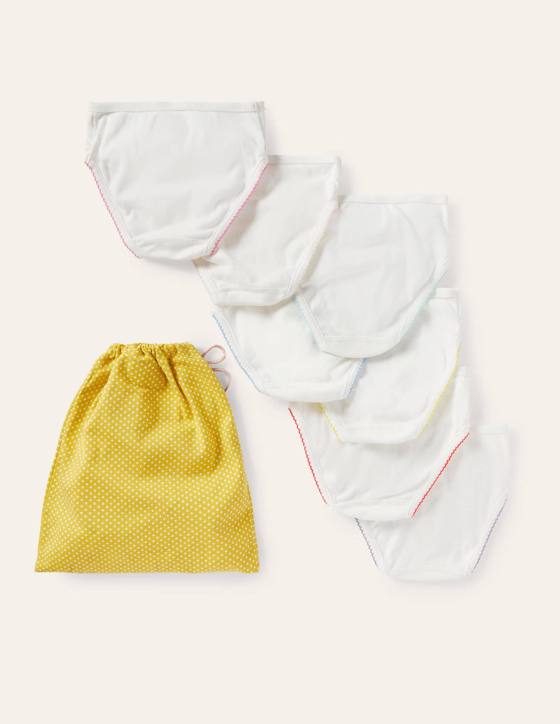 Pants 7 Pack-Ivory Floral Pets-2