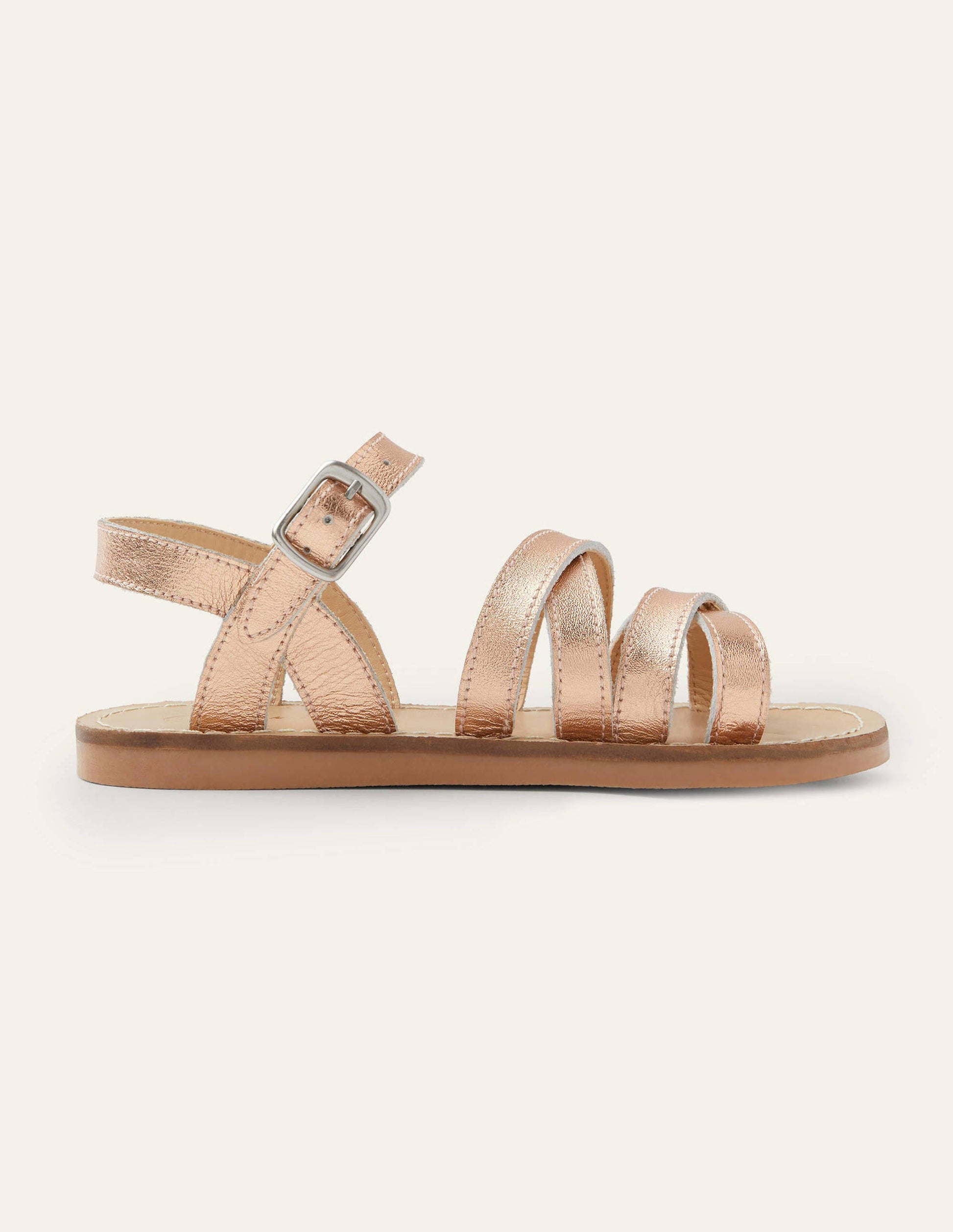 Everyday Sandals-Rose Gold Metallic-3