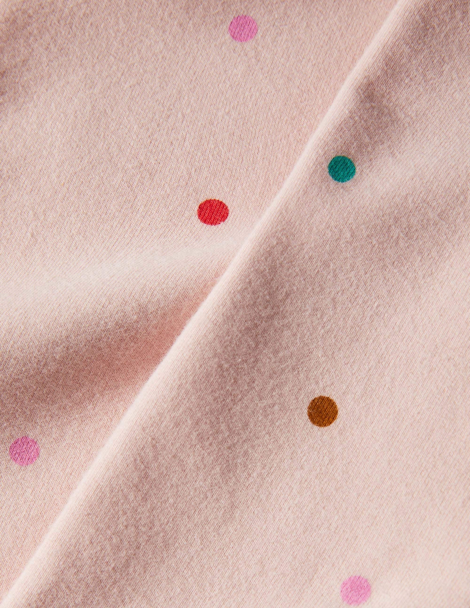 Fun Cosy Leggings-Provence Pink Confetti Spot - Image 3