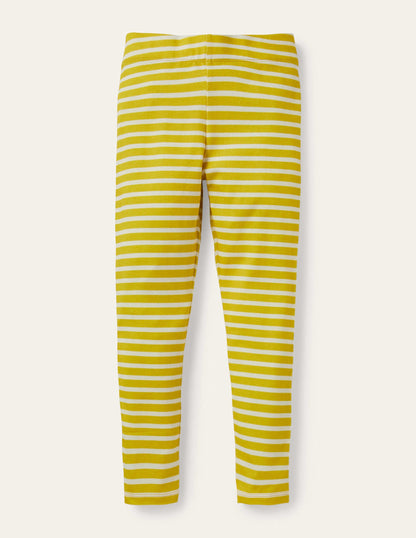 Fun Leggings-Sweetcorn Yellow/ Ivory-1