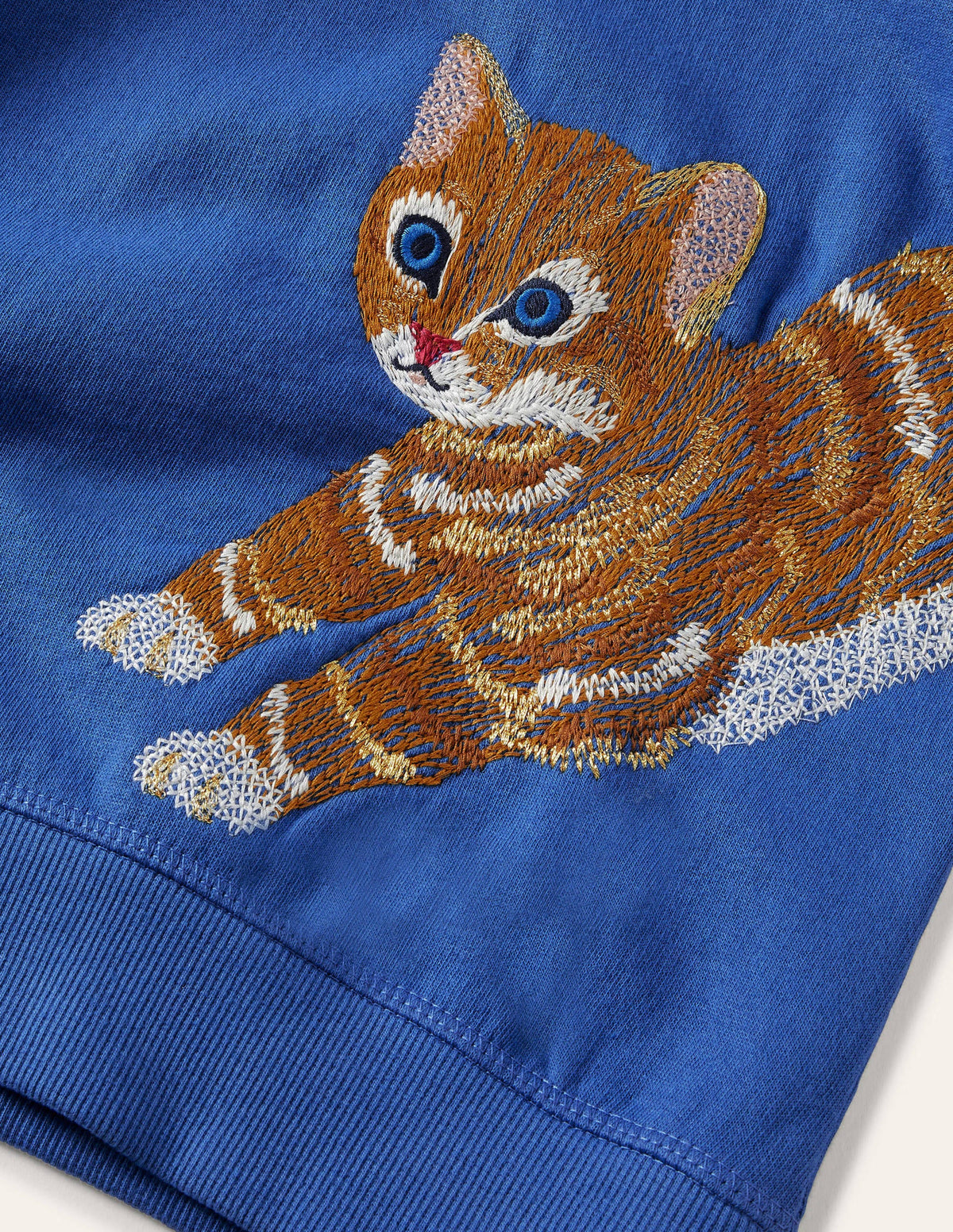 Superstitch Sweatshirt-Elizabethan Blue Kitten-3