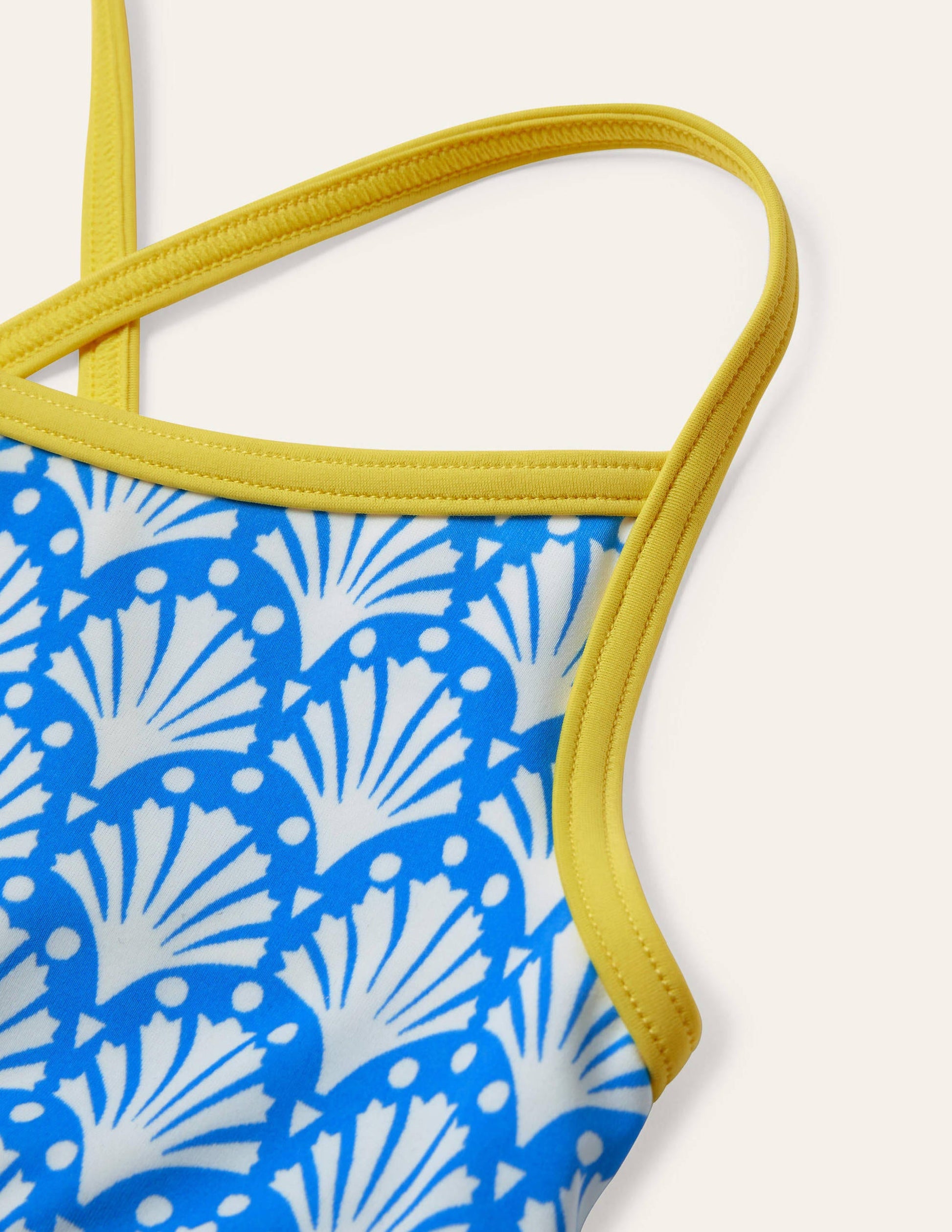 Patterned Bikini Top-Pool Blue Geo Coral-3