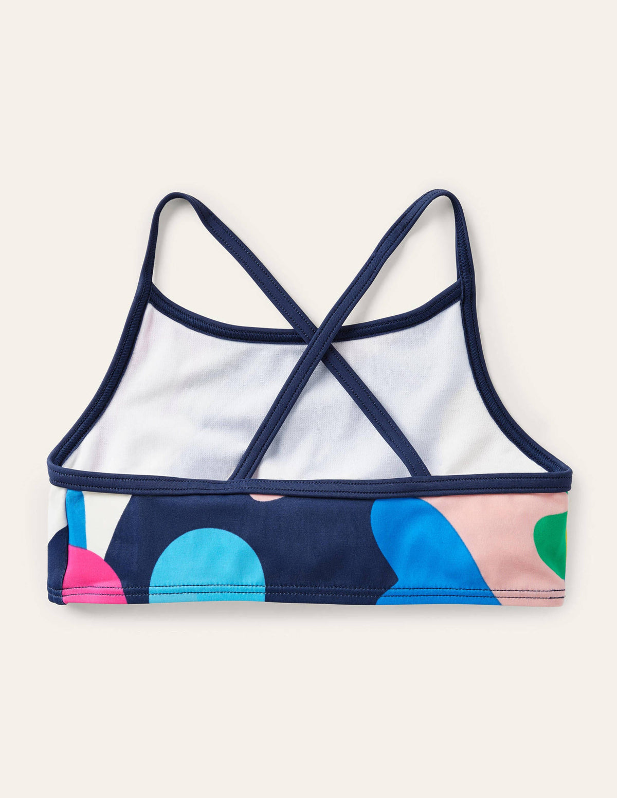 Patterned Bikini Top-Multi Coral Camo - Image 2