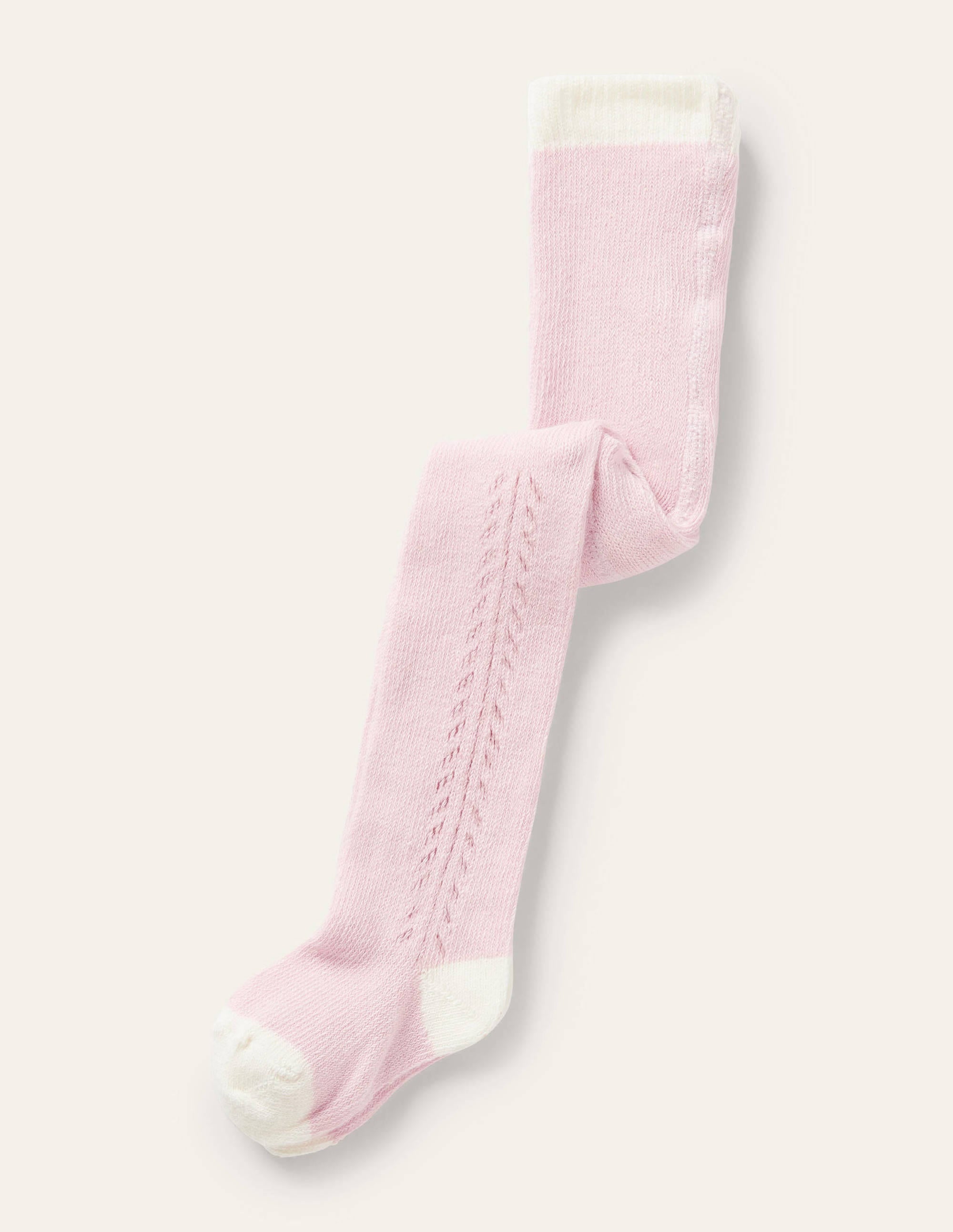 Lace Stitch Tights-Provence Dusty Pink - Image 1