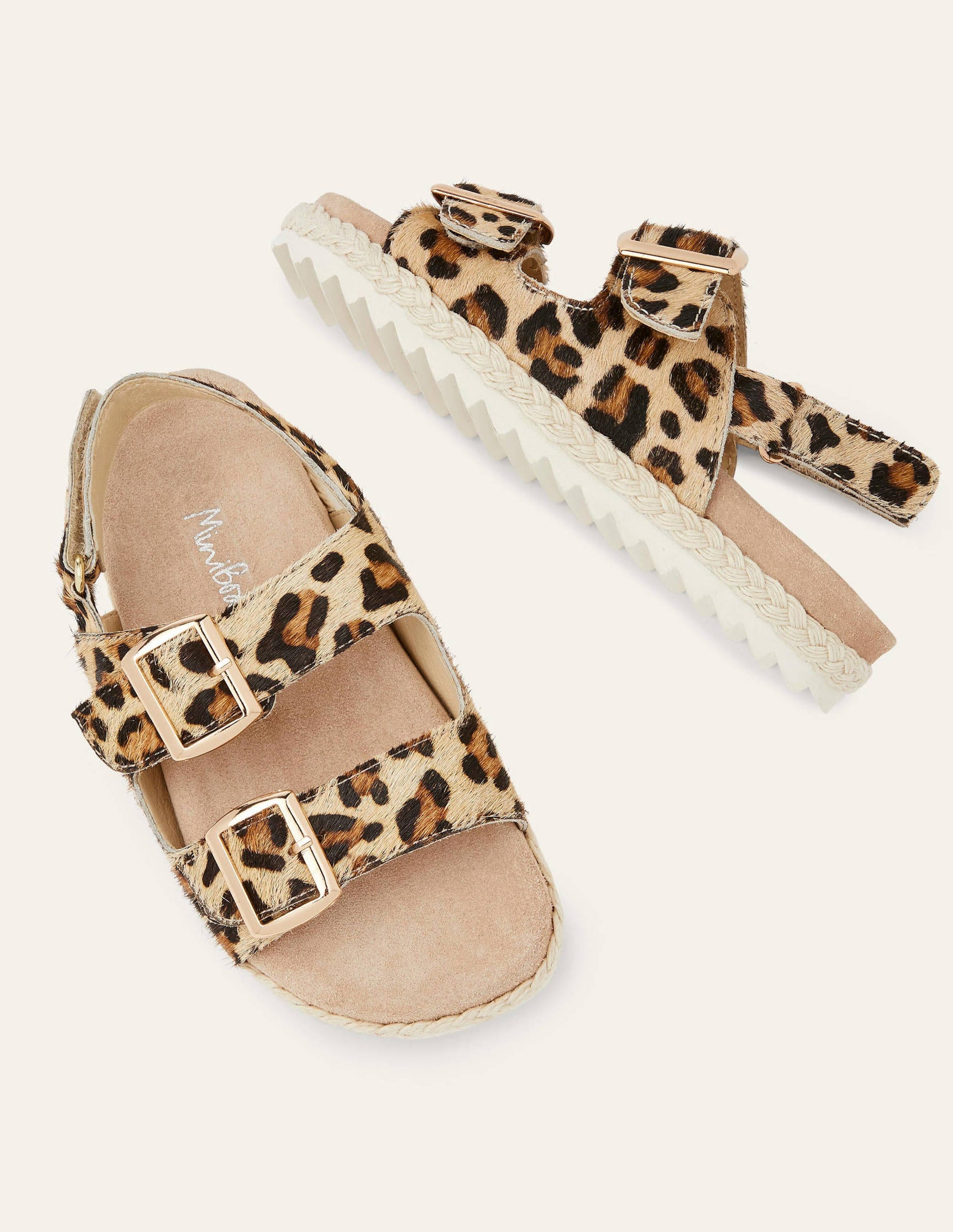 Espadrille Sandals-Tan Leopard-1