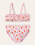 Floral Bikini Set-Plum Blossom Pink Daisybed
