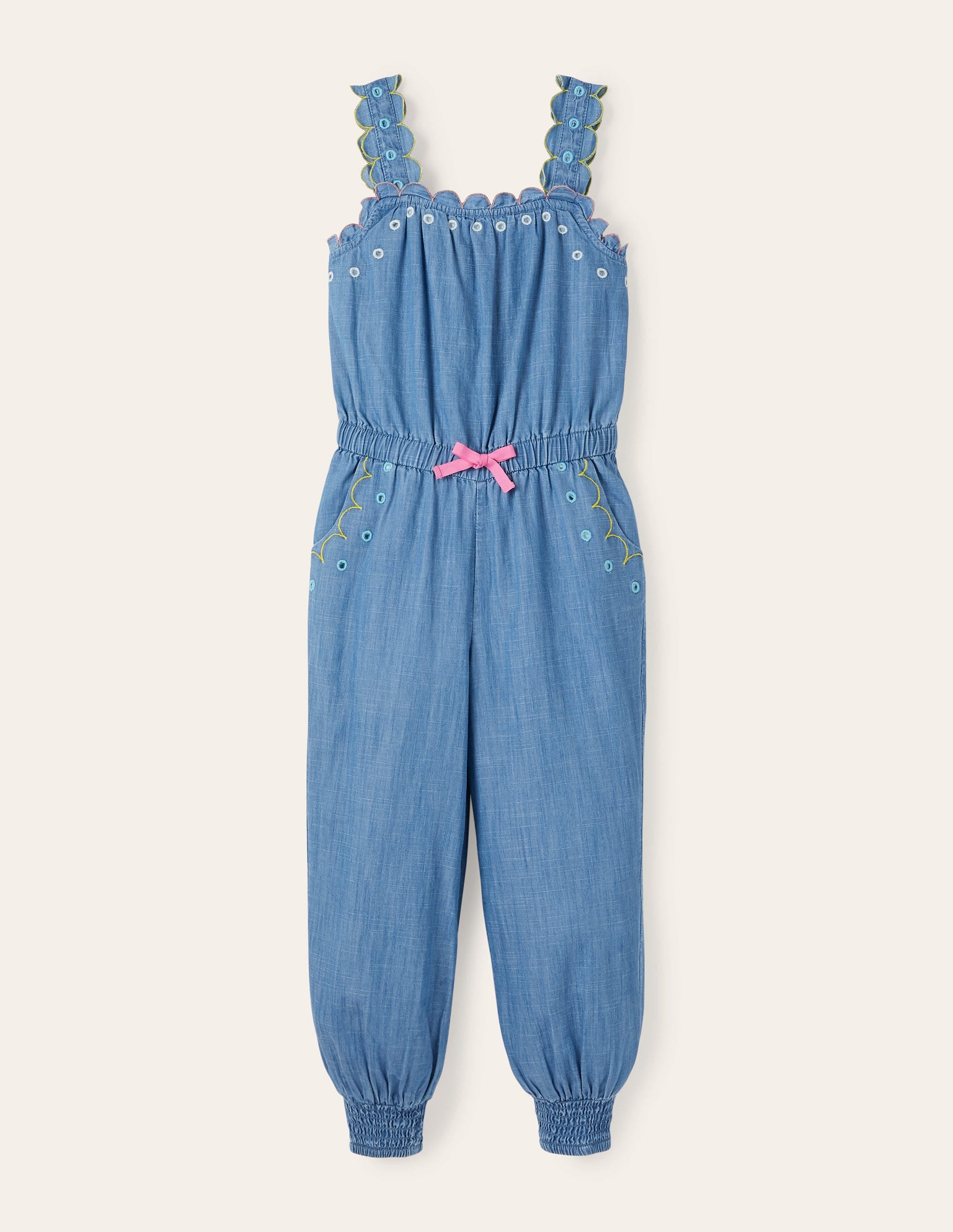 Scalloped Dungaree-Chambray - Image 1