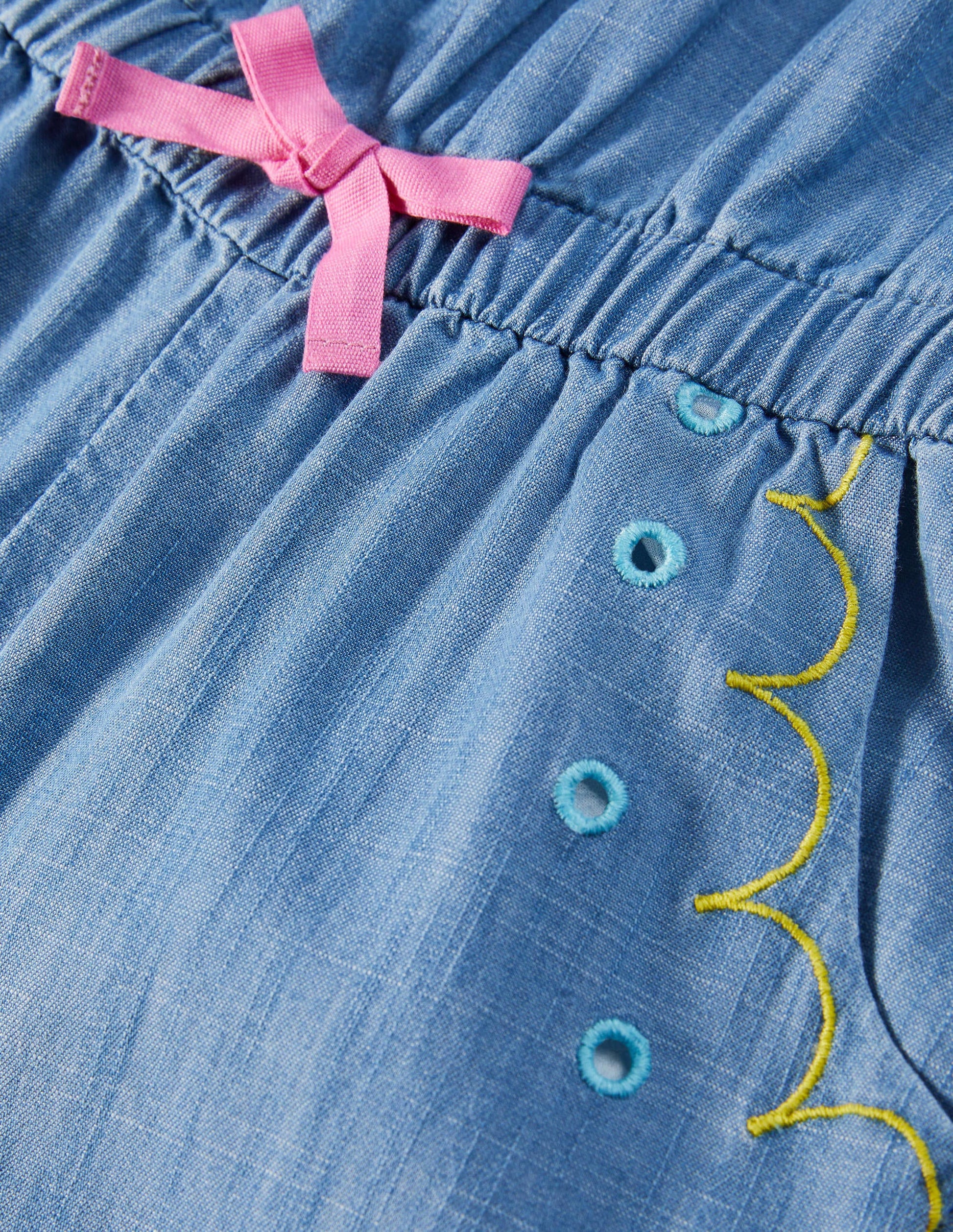 Scalloped Dungaree-Chambray-3