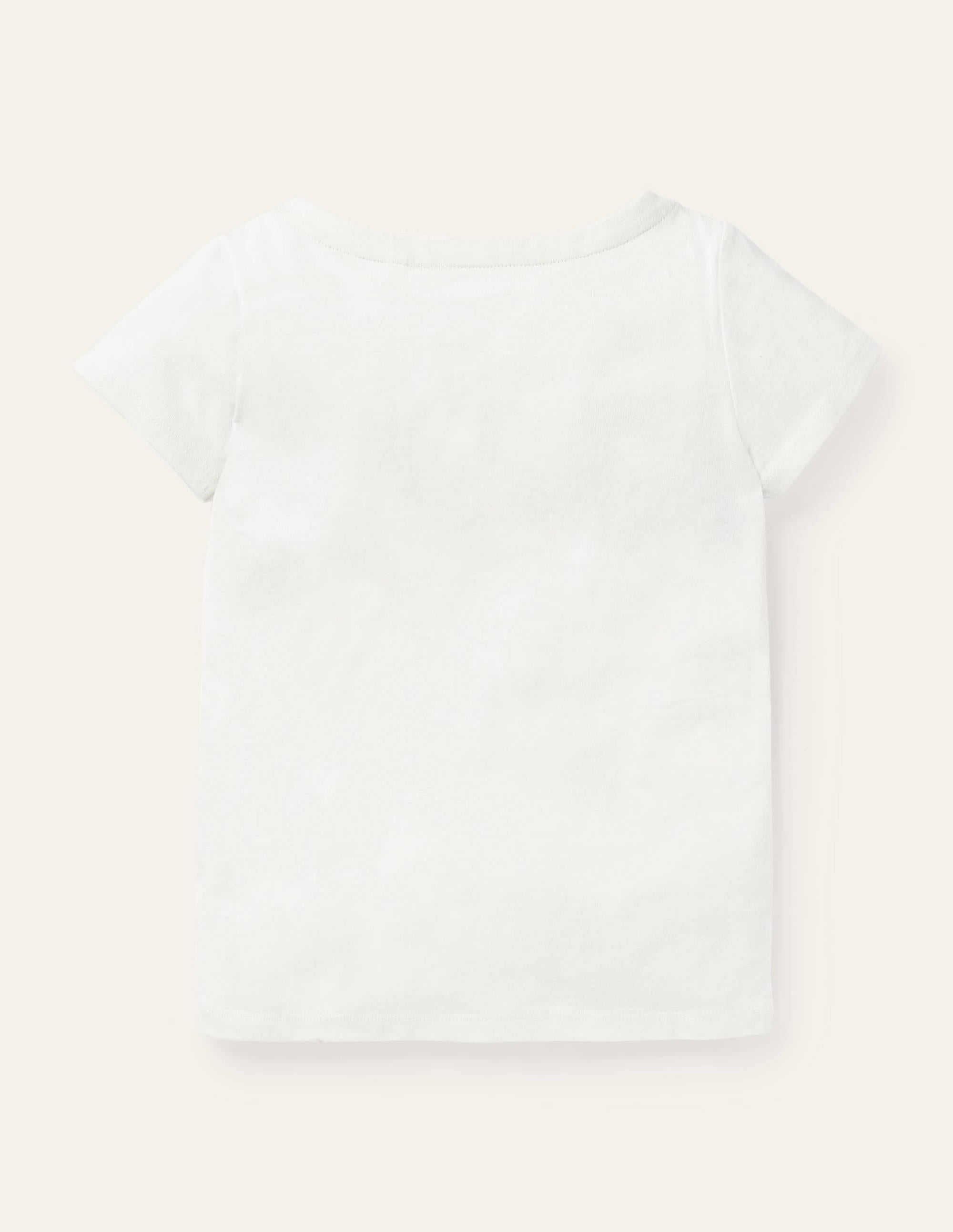 Short-sleeved Breton-Ivory/ Rainbow - Image 2