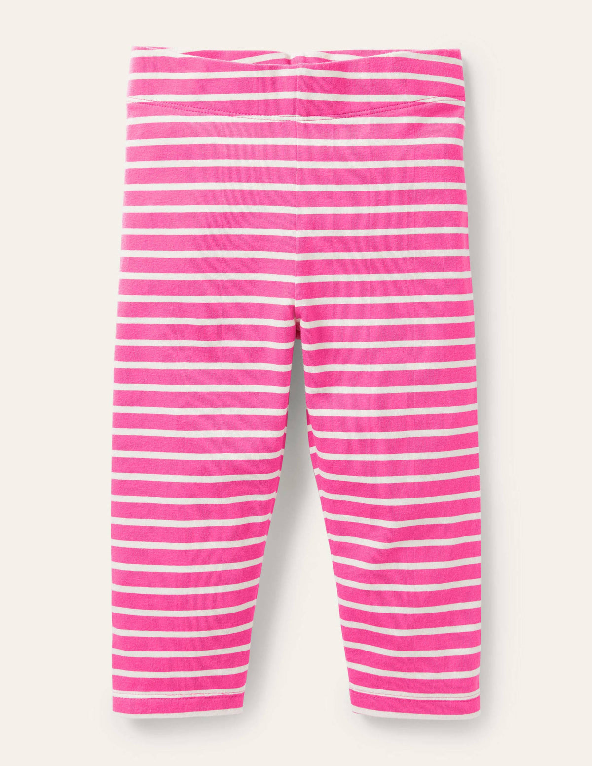 Fun Cropped Leggings-Party Pink/ Ivory - Image 1
