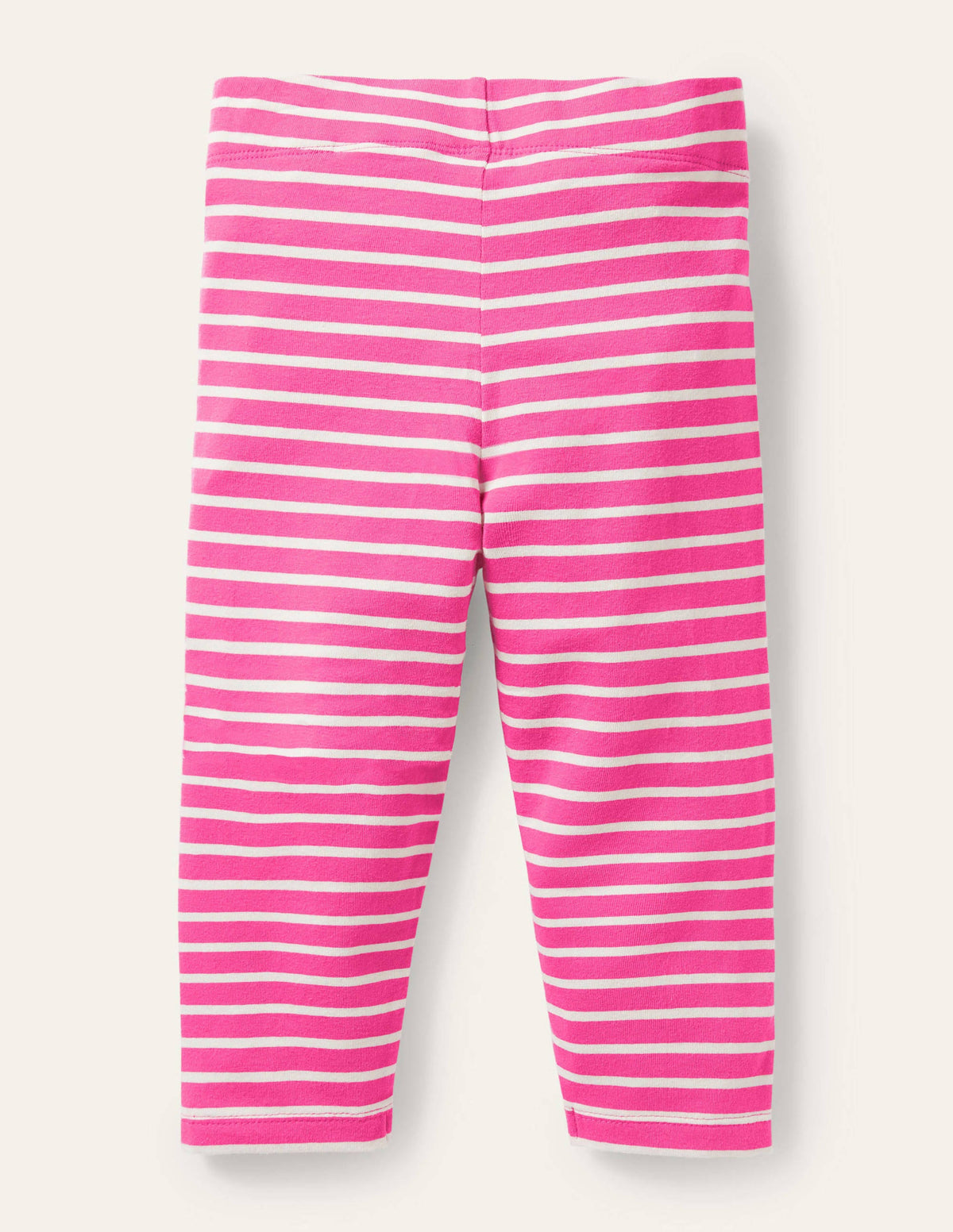 Fun Cropped Leggings-Party Pink/ Ivory-2