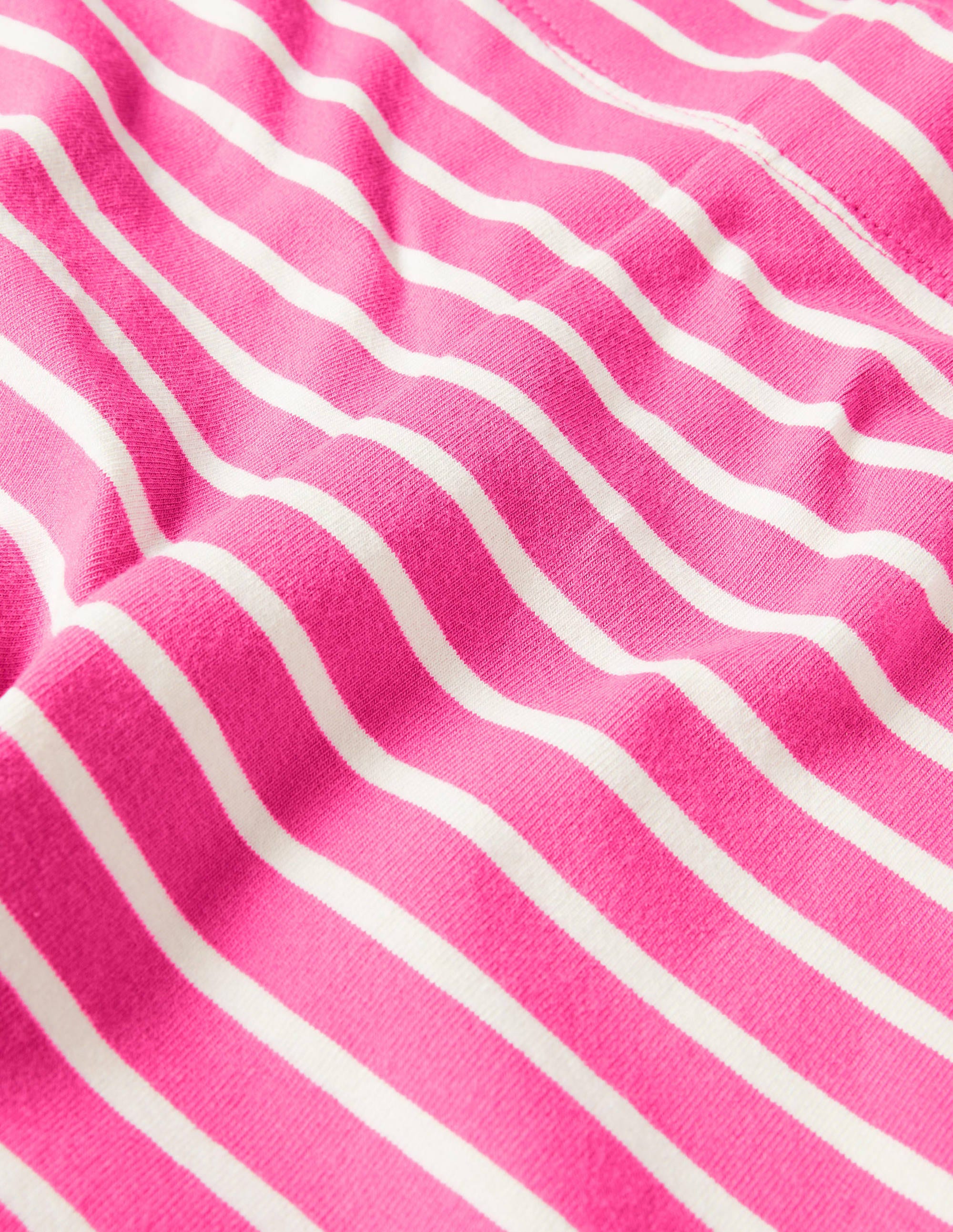 Fun Cropped Leggings-Party Pink/ Ivory - Image 3