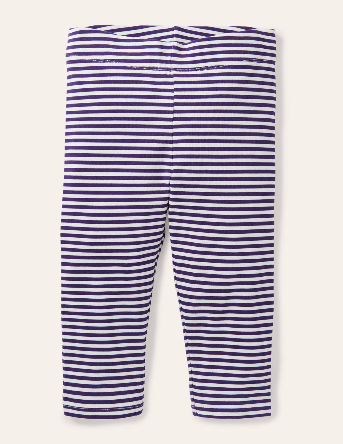 Fun Cropped Leggings-Indigo Navy/ White - Image 1
